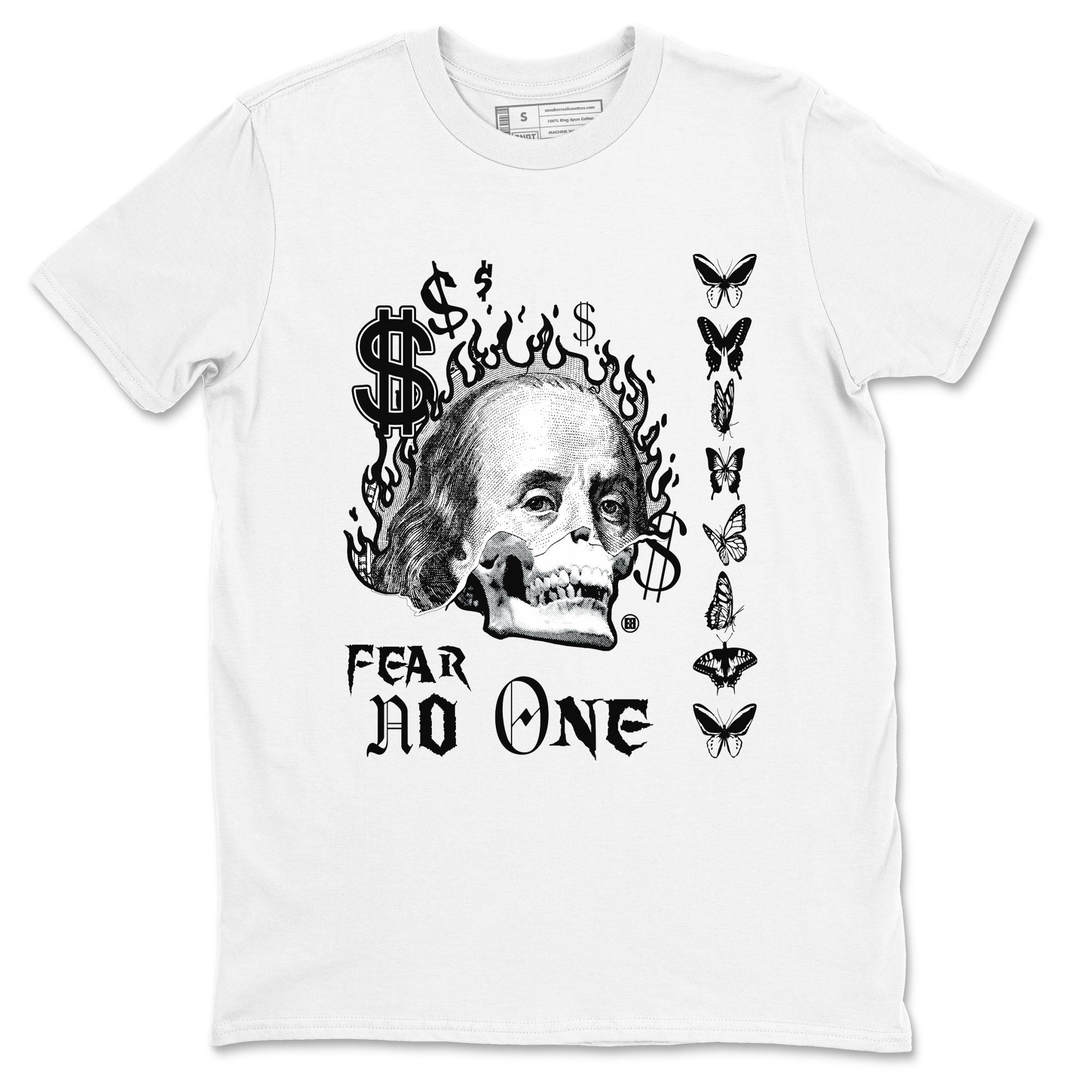 Fear No One Sneaker Tees - Air Jordan 4 White Thunder