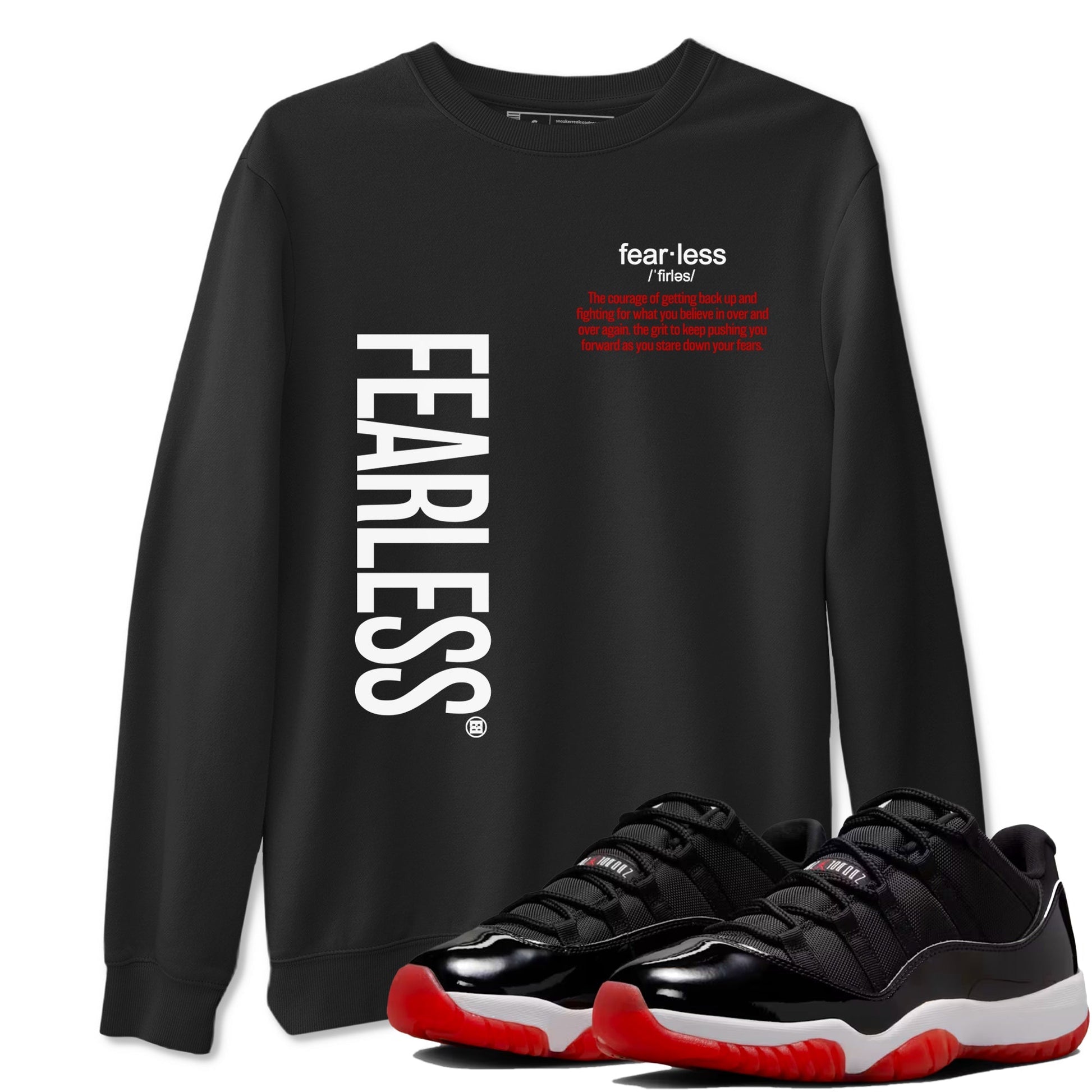 Fearless Definition Sneaker Tees - Air Jordan 11 Bred