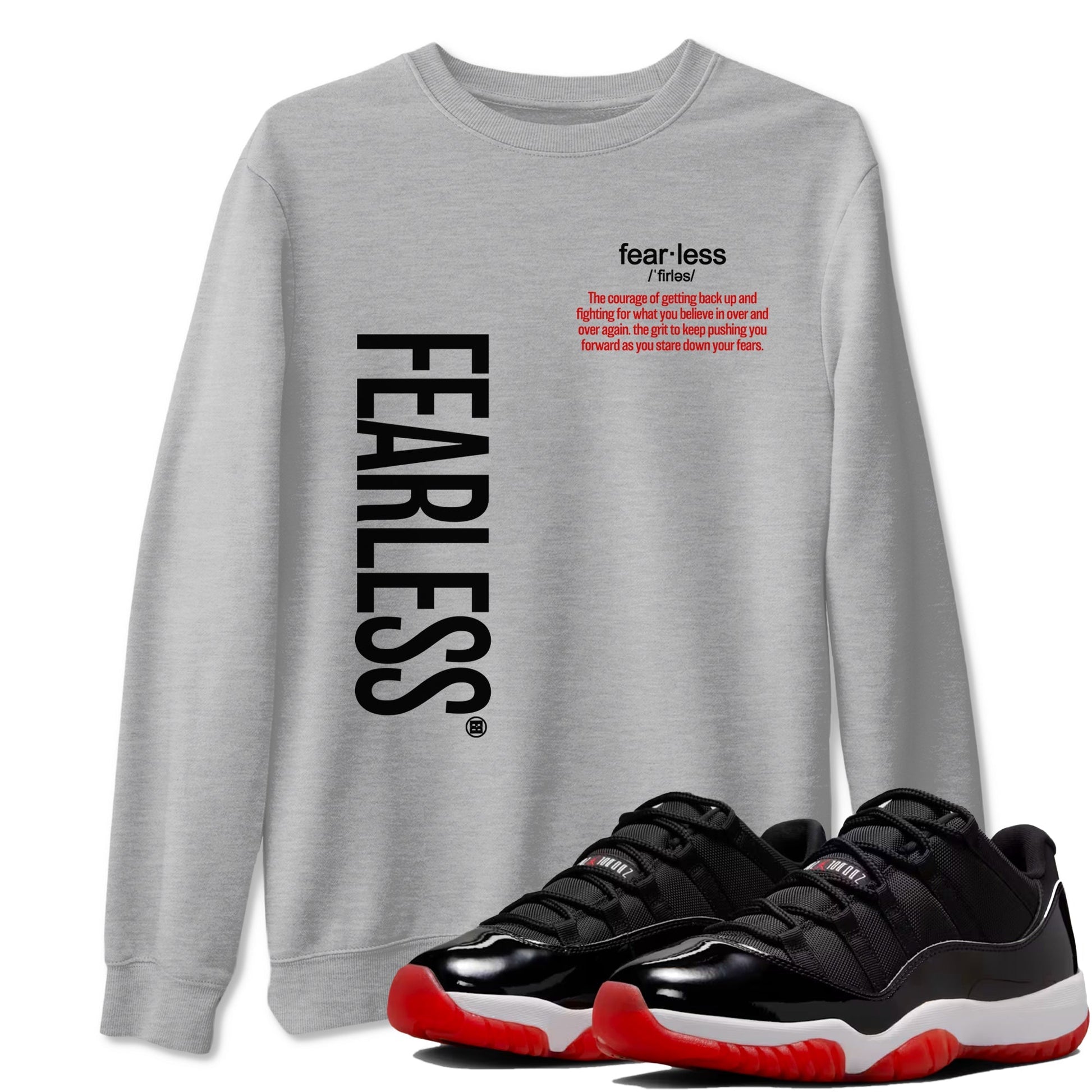Fearless Definition Sneaker Tees - Air Jordan 11 Bred