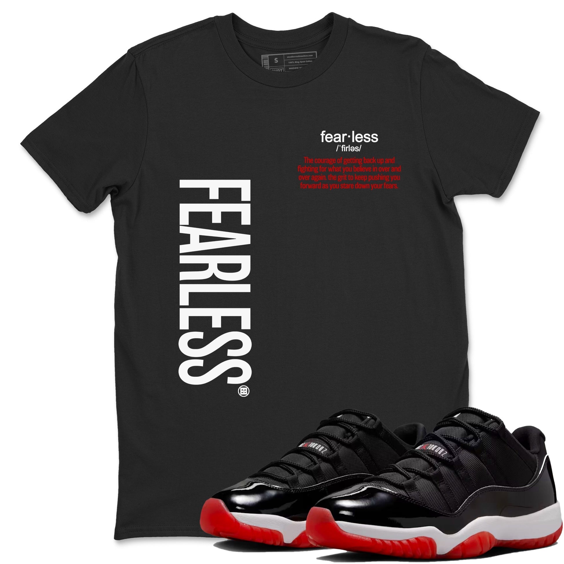 Fearless Definition Sneaker Tees - Air Jordan 11 Bred