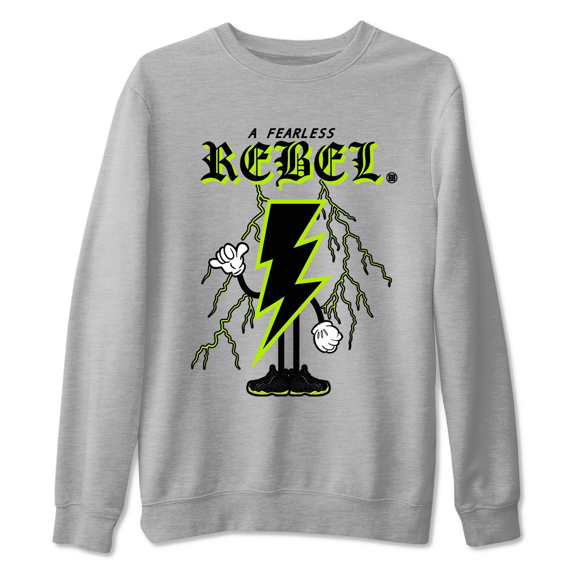Fearless Rebel Sneaker Tees - Air Foamposite One Black Volt