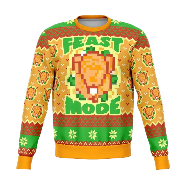 Feast Mode Dank Meme 2022 Design 3d Ugly Christmas Sweater ? Usalast