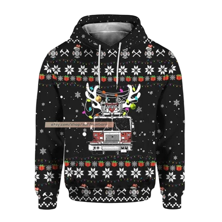 Firefighter Christmas Gift 3D Sweater ? Usalast