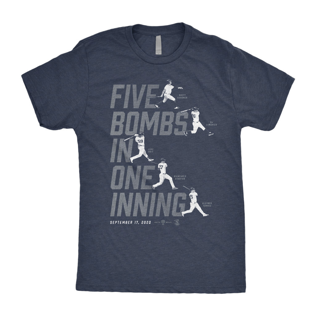Five Bombs In One Inning T-Shirt