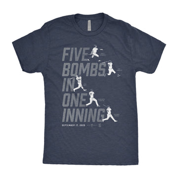 Five Bombs In One Inning T-Shirt