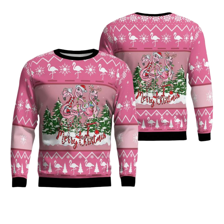 Flamingo Christmas Sweater 3D ? Usalast