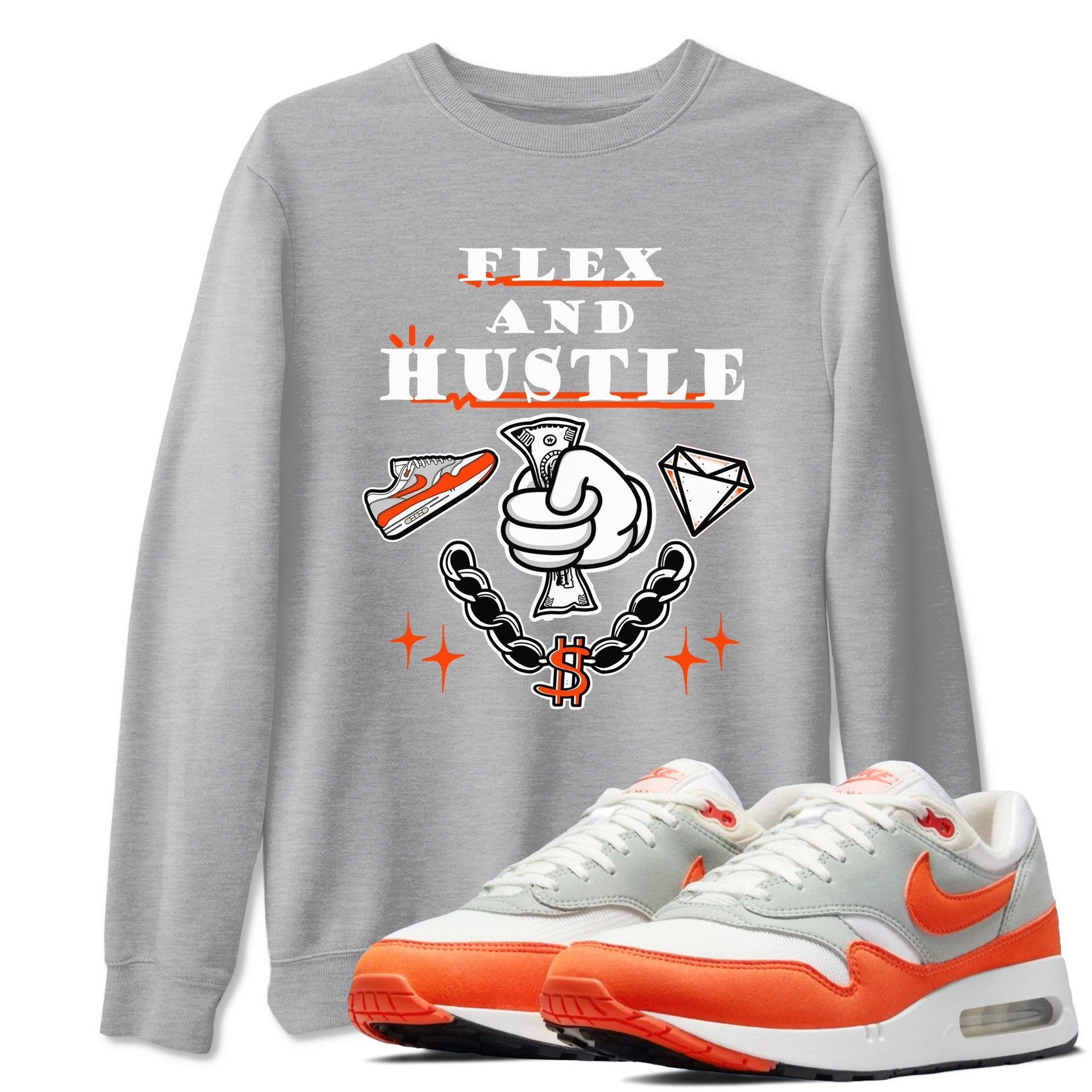 Flex And Hustle Sneaker Tees - Air Max 1 Cosmic Clay