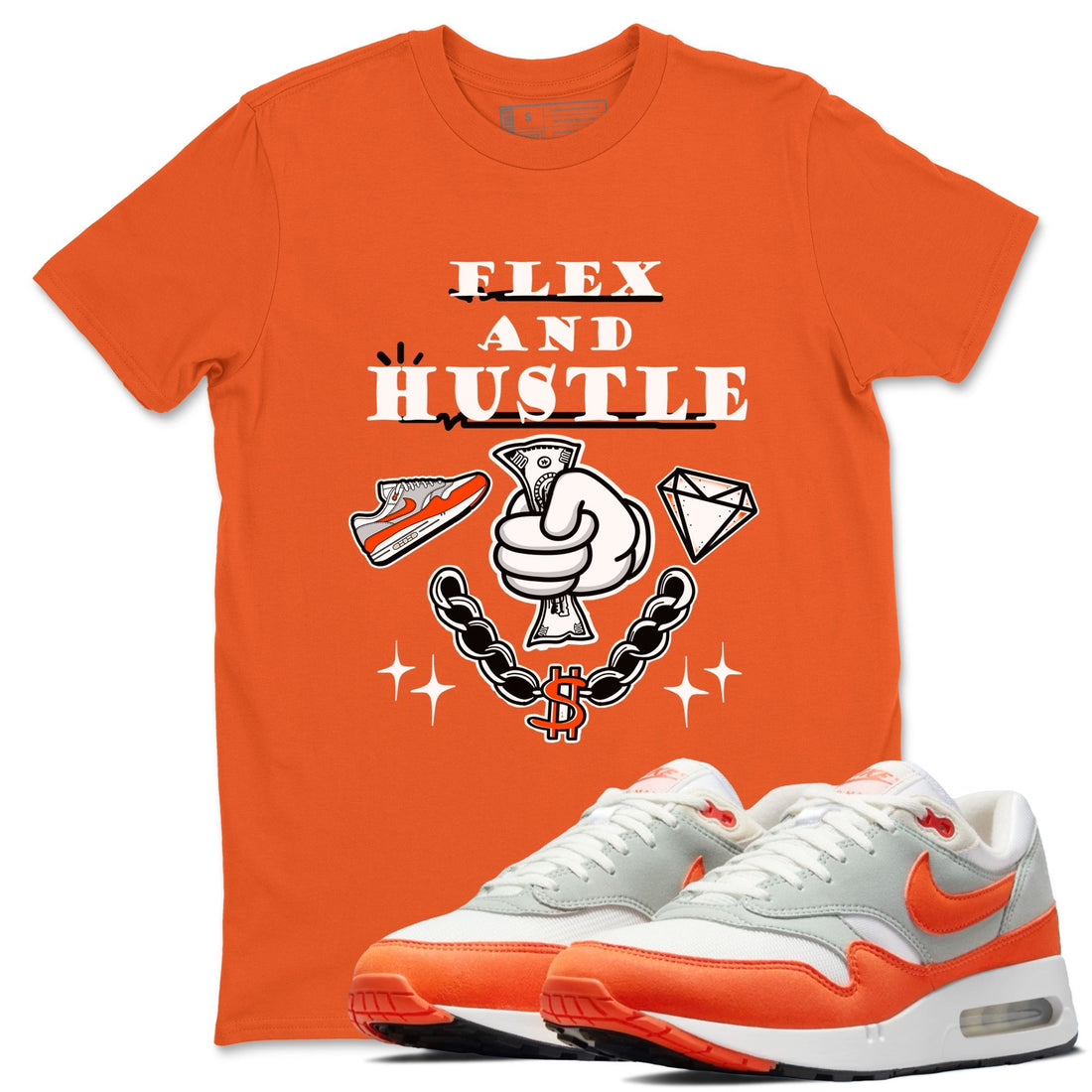 Flex And Hustle Sneaker Tees - Air Max 1 Cosmic Clay