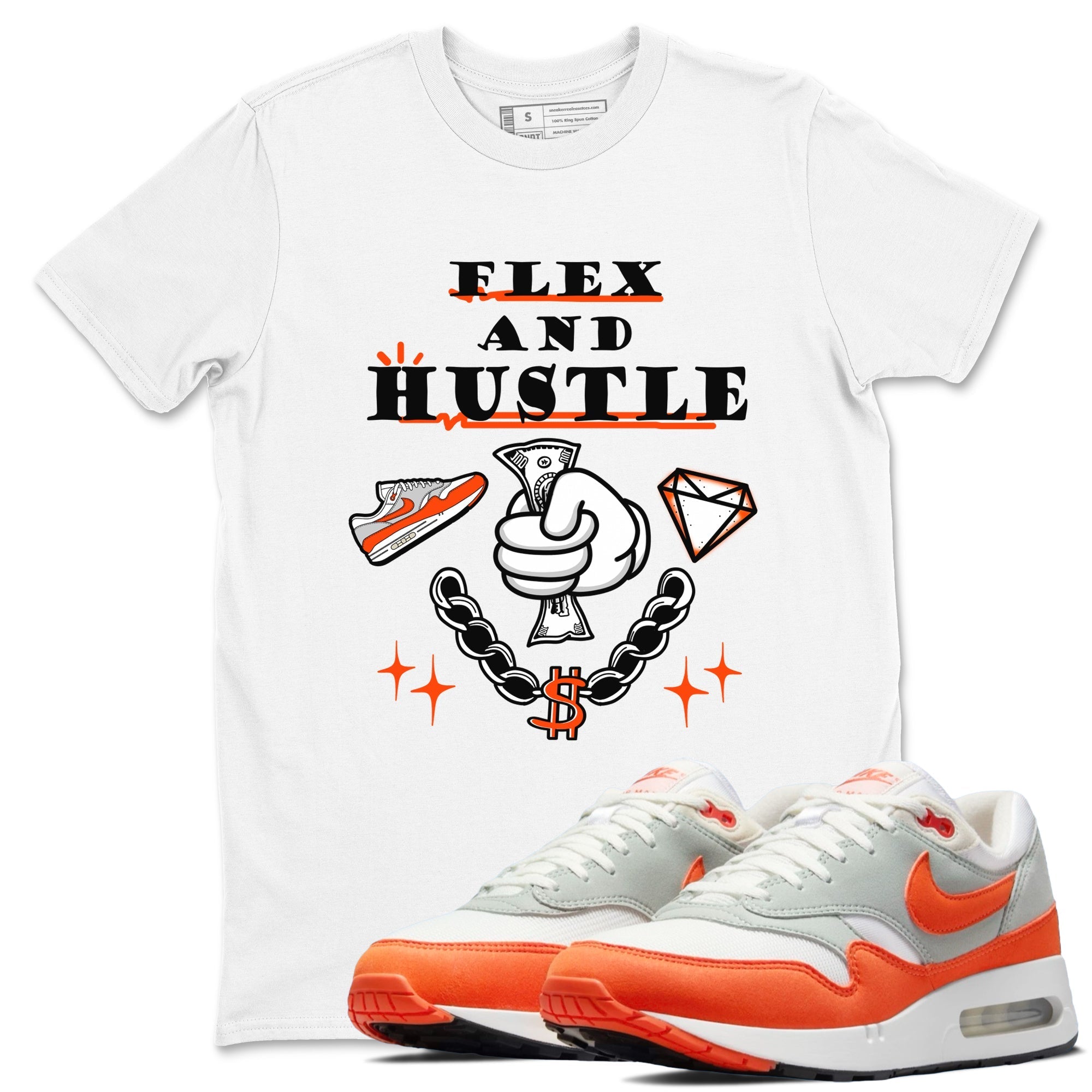 Flex And Hustle Sneaker Tees - Air Max 1 Cosmic Clay