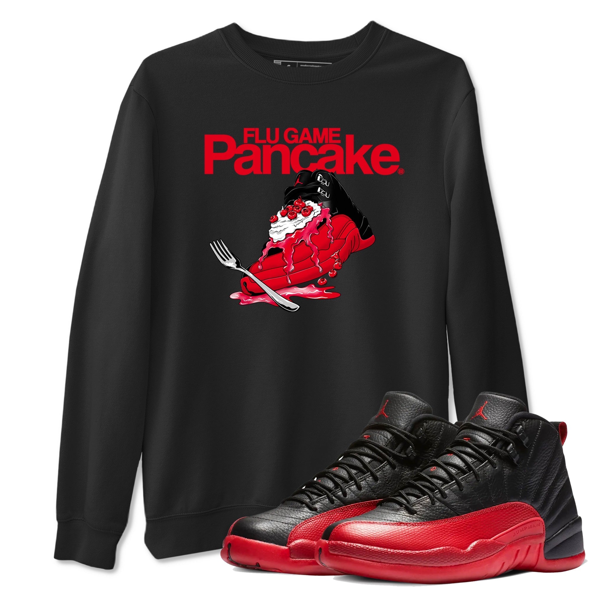 Flu Game Pancake Sneaker Tees - Air Jordan 12 Flu Game