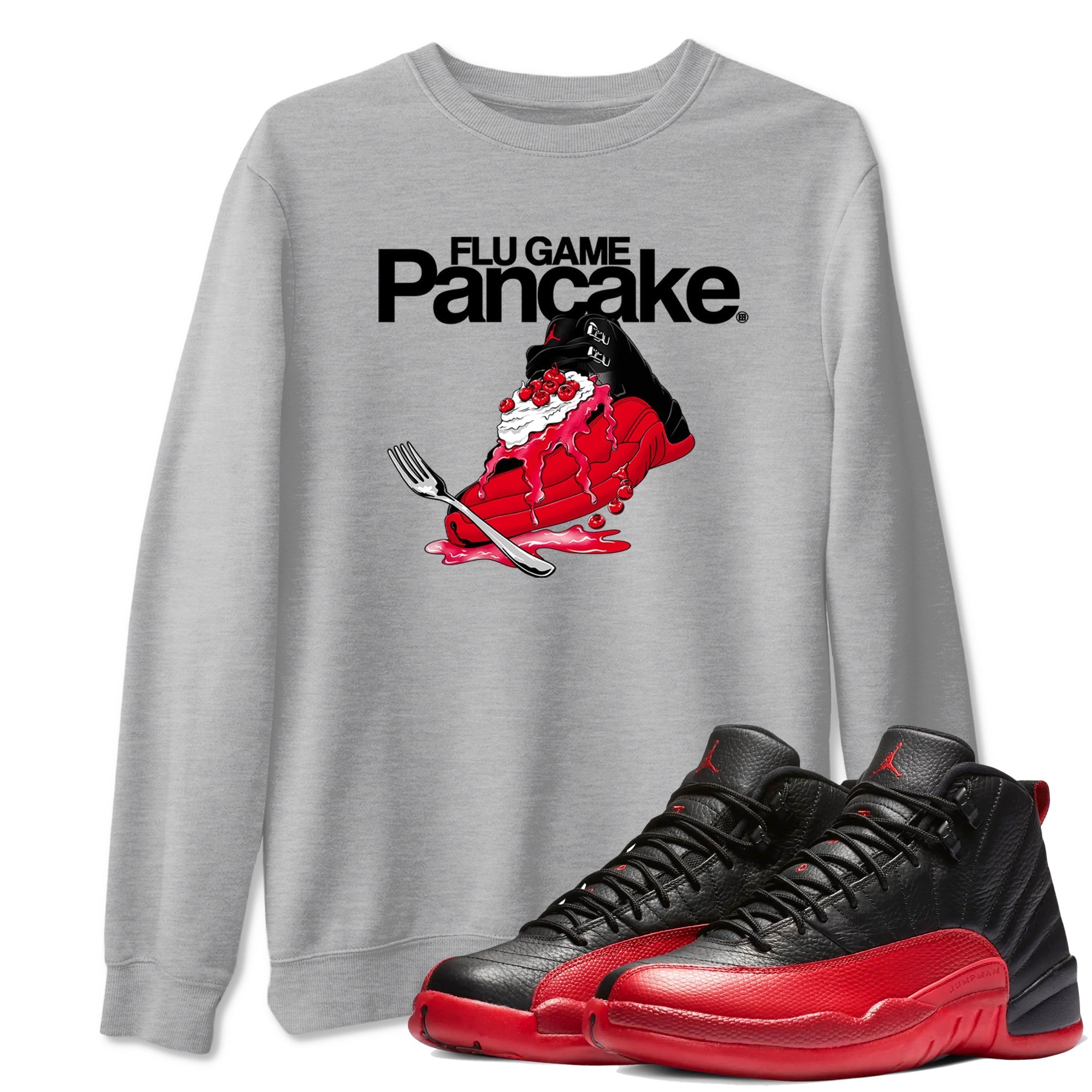 Flu Game Pancake Sneaker Tees - Air Jordan 12 Flu Game