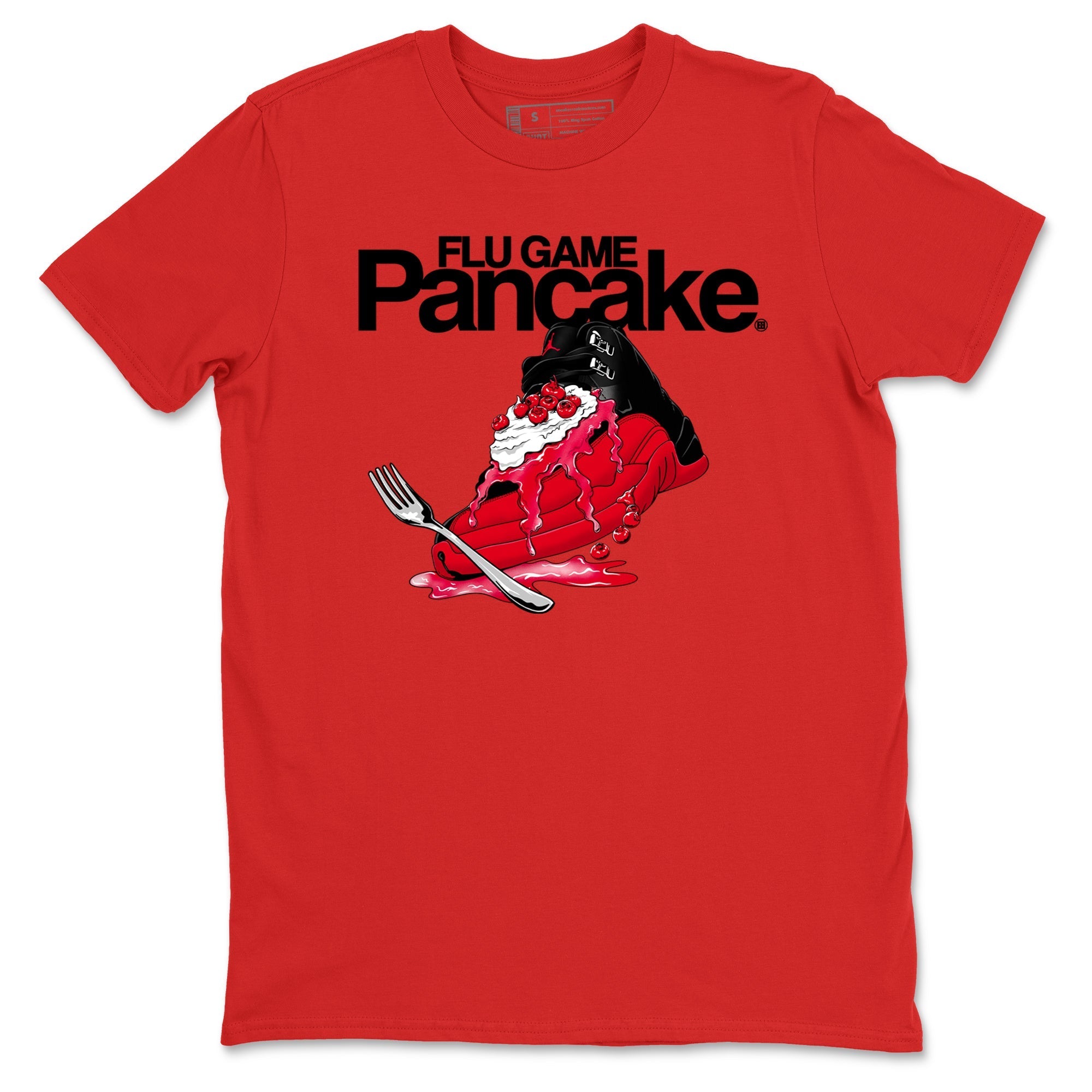 Flu Game Pancake Sneaker Tees - Air Jordan 12 Flu Game