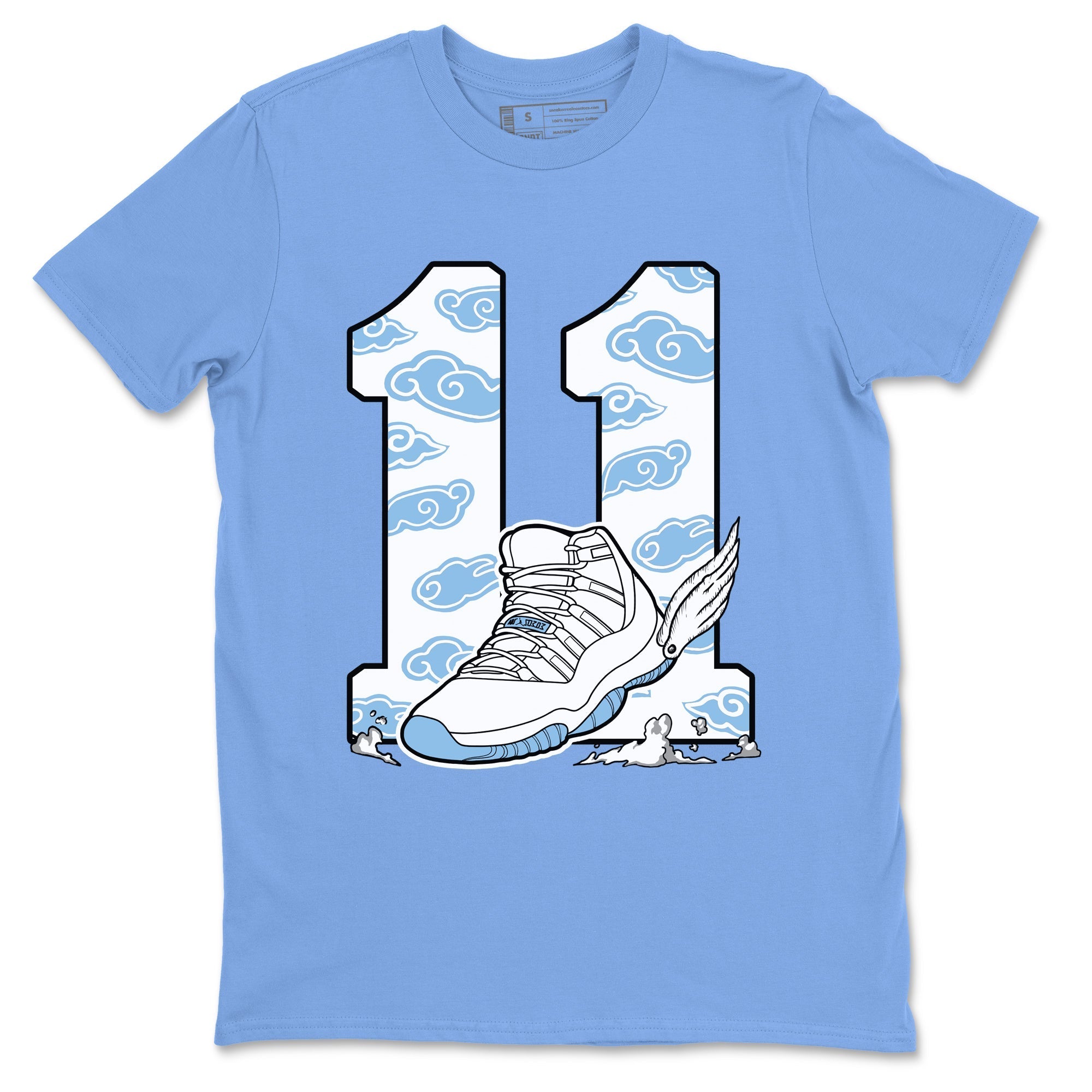 Fly To The Clouds Sneaker Tees - Air Jordan 11 Legend Blue
