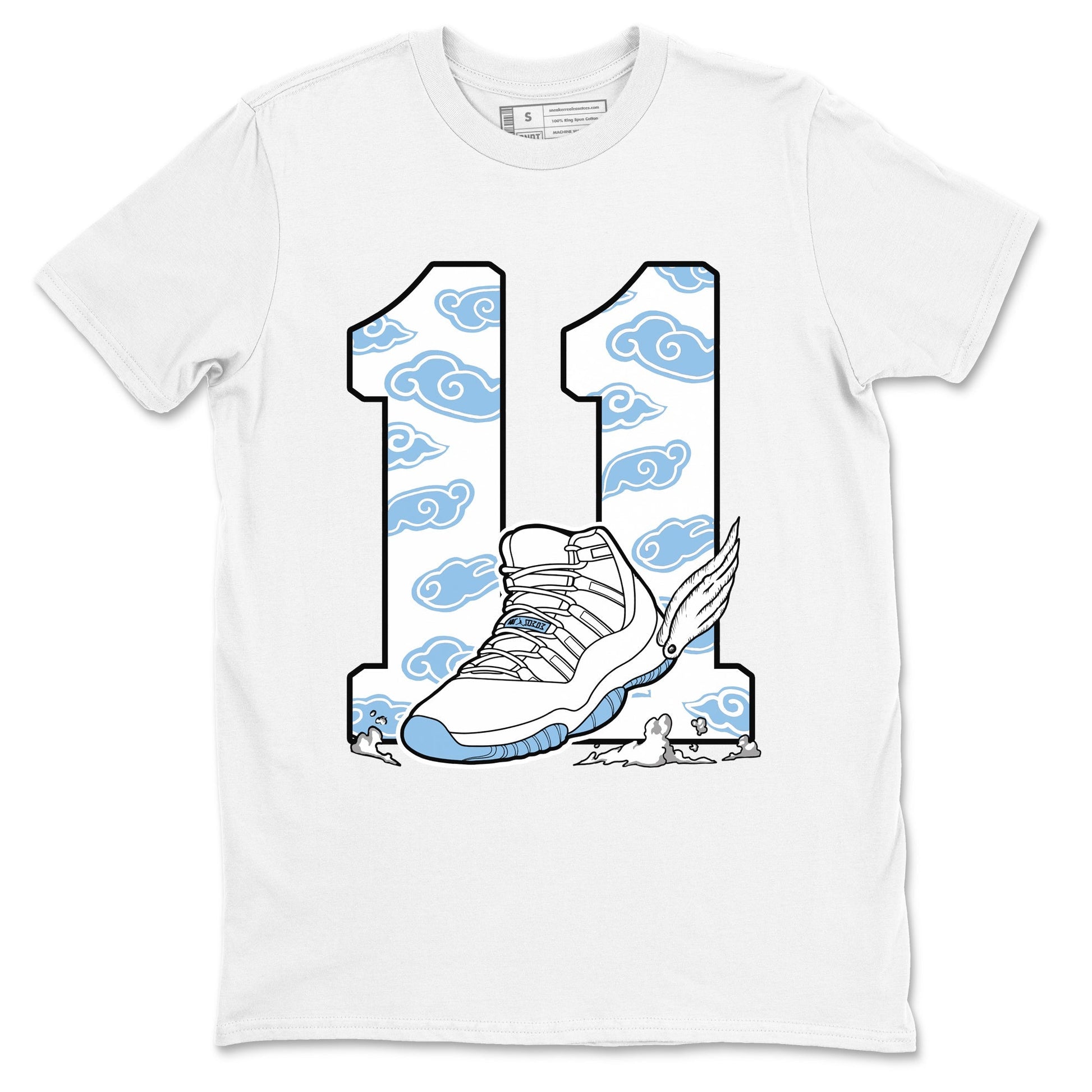 Fly To The Clouds Sneaker Tees - Air Jordan 11 Legend Blue