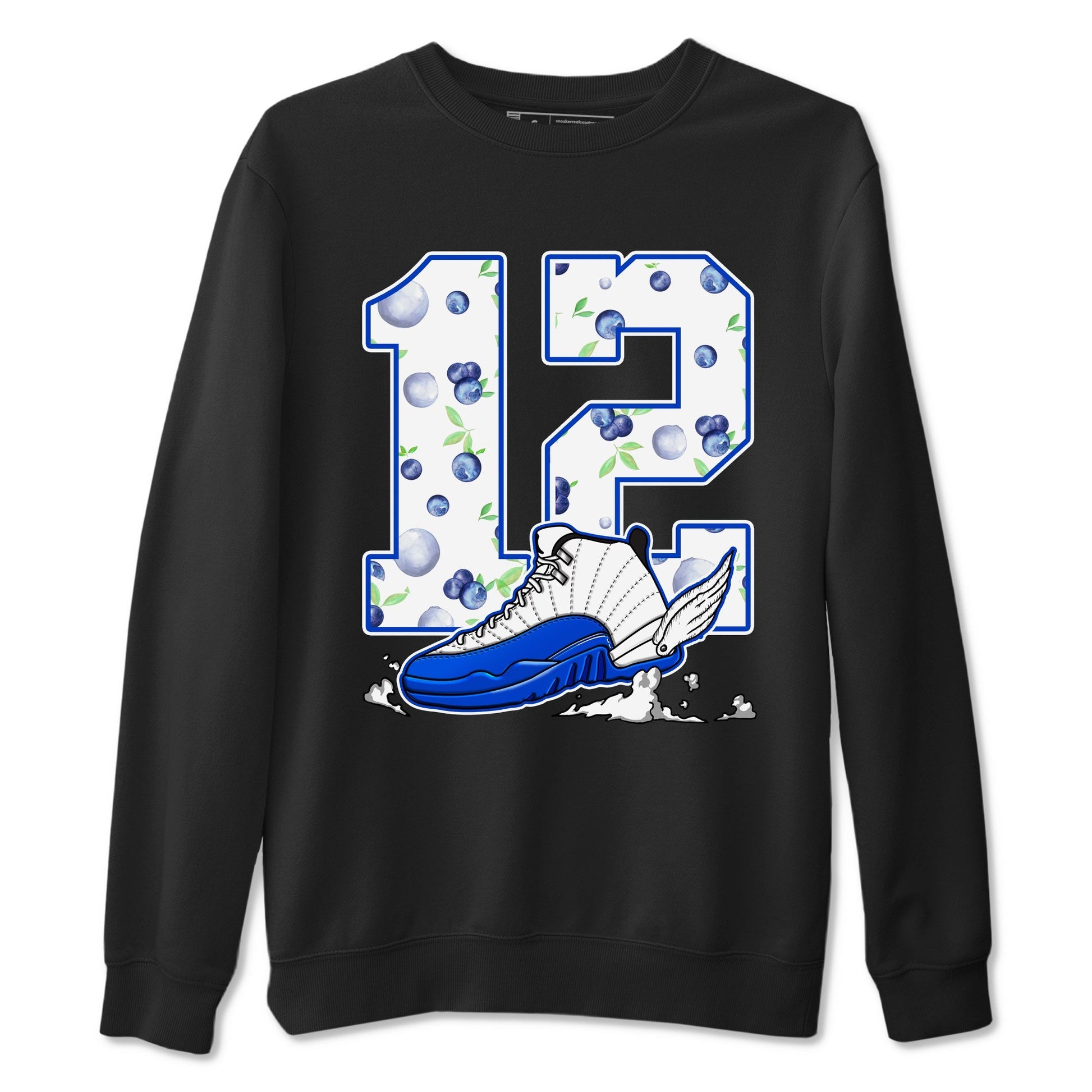 Fly To The Clouds Sneaker Tees - Air Jordan 12 Blueberry