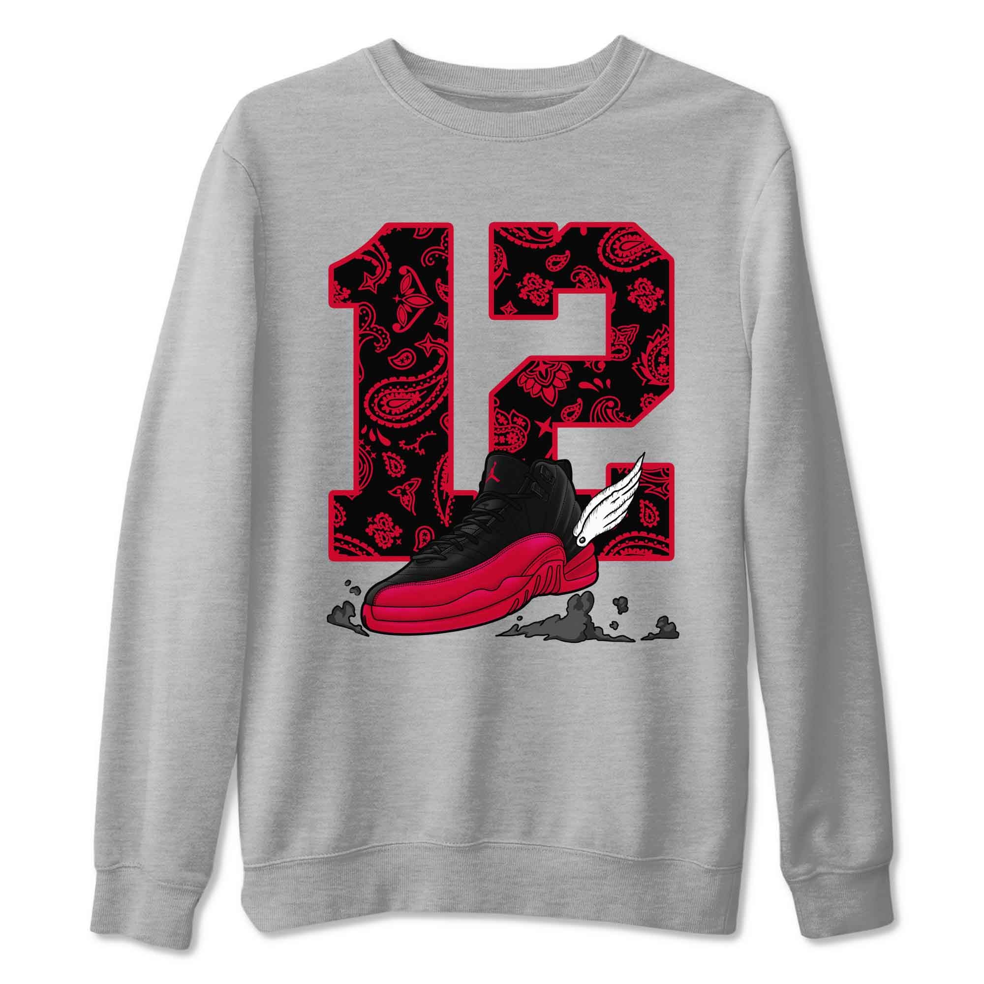 Fly To The Clouds Sneaker Tees - Air Jordan 12 Flu Game