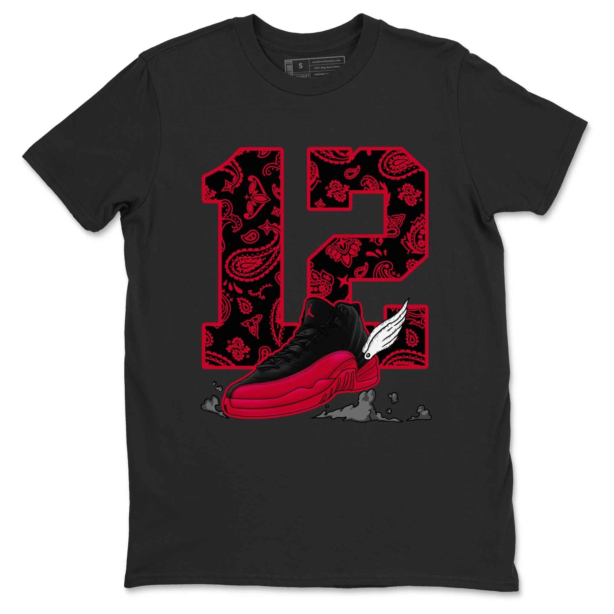 Fly To The Clouds Sneaker Tees - Air Jordan 12 Flu Game