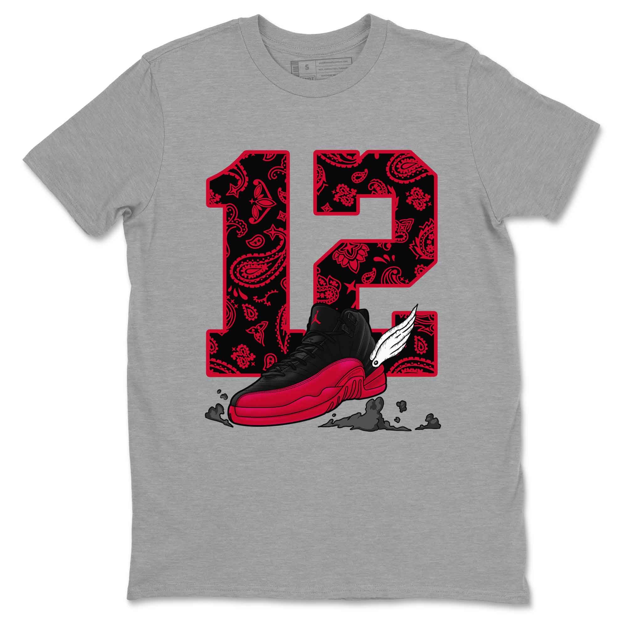 Fly To The Clouds Sneaker Tees - Air Jordan 12 Flu Game