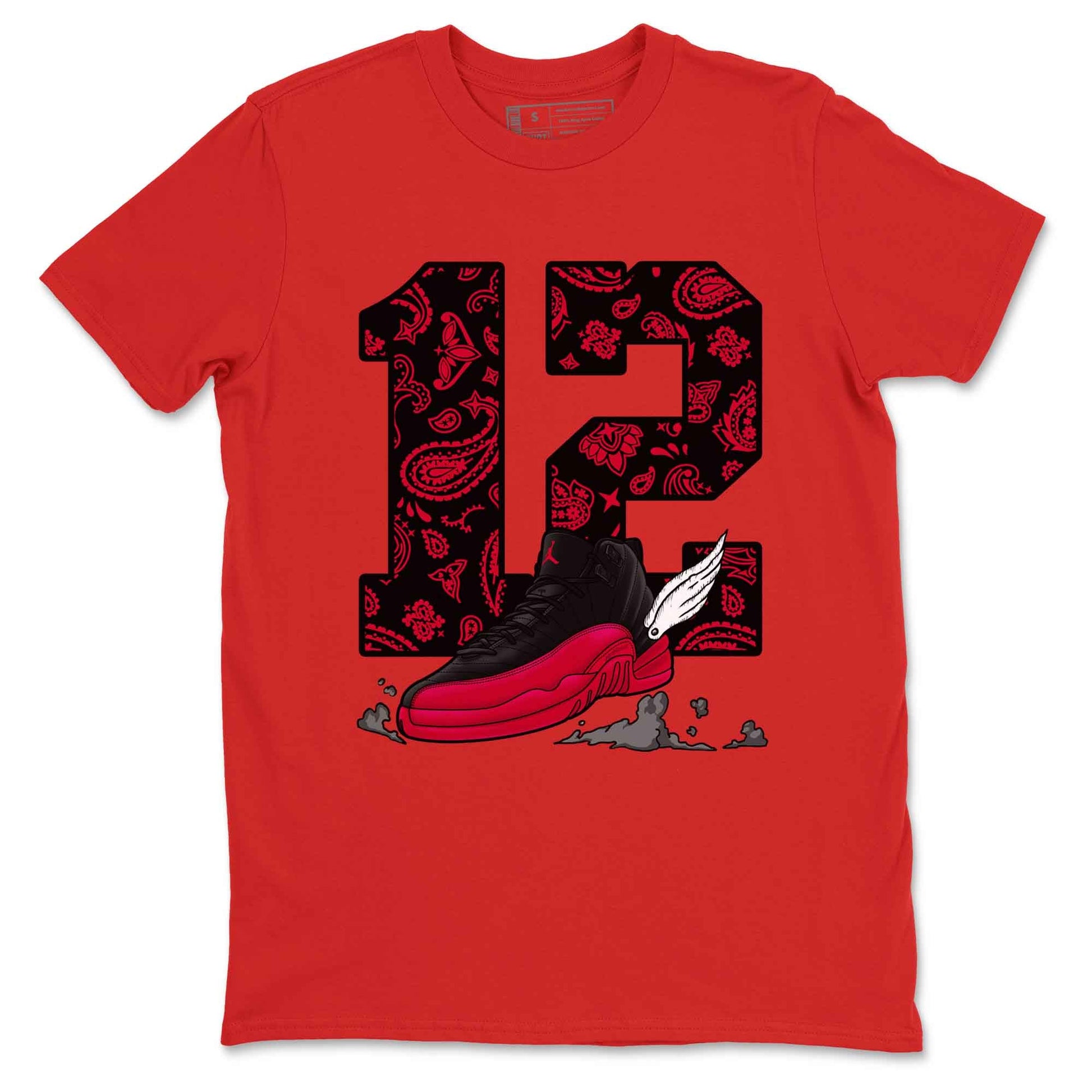 Fly To The Clouds Sneaker Tees - Air Jordan 12 Flu Game