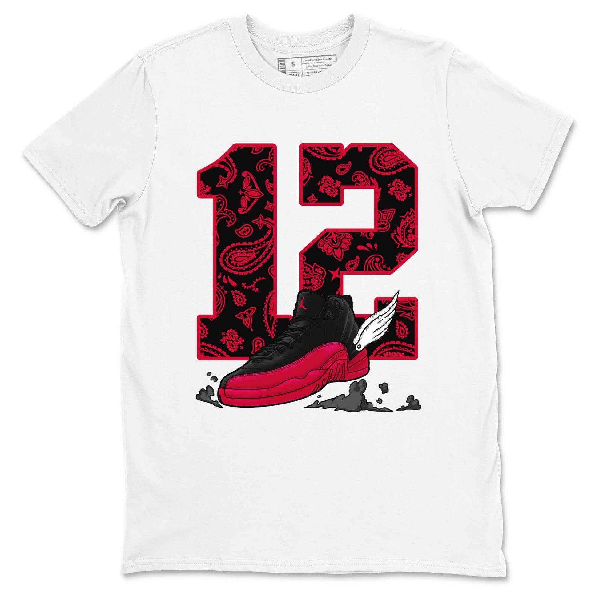 Fly To The Clouds Sneaker Tees - Air Jordan 12 Flu Game