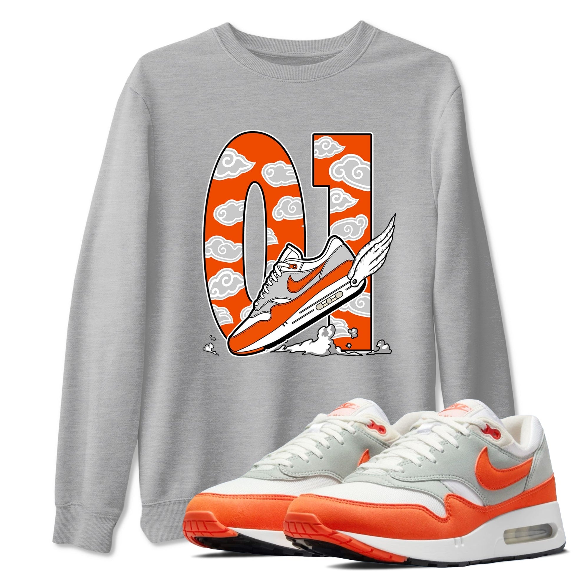 Fly To The Clouds Sneaker Tees - Air Max 1 Cosmic Clay