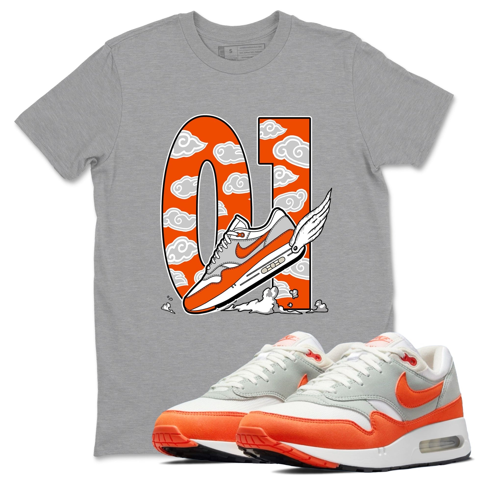 Fly To The Clouds Sneaker Tees - Air Max 1 Cosmic Clay
