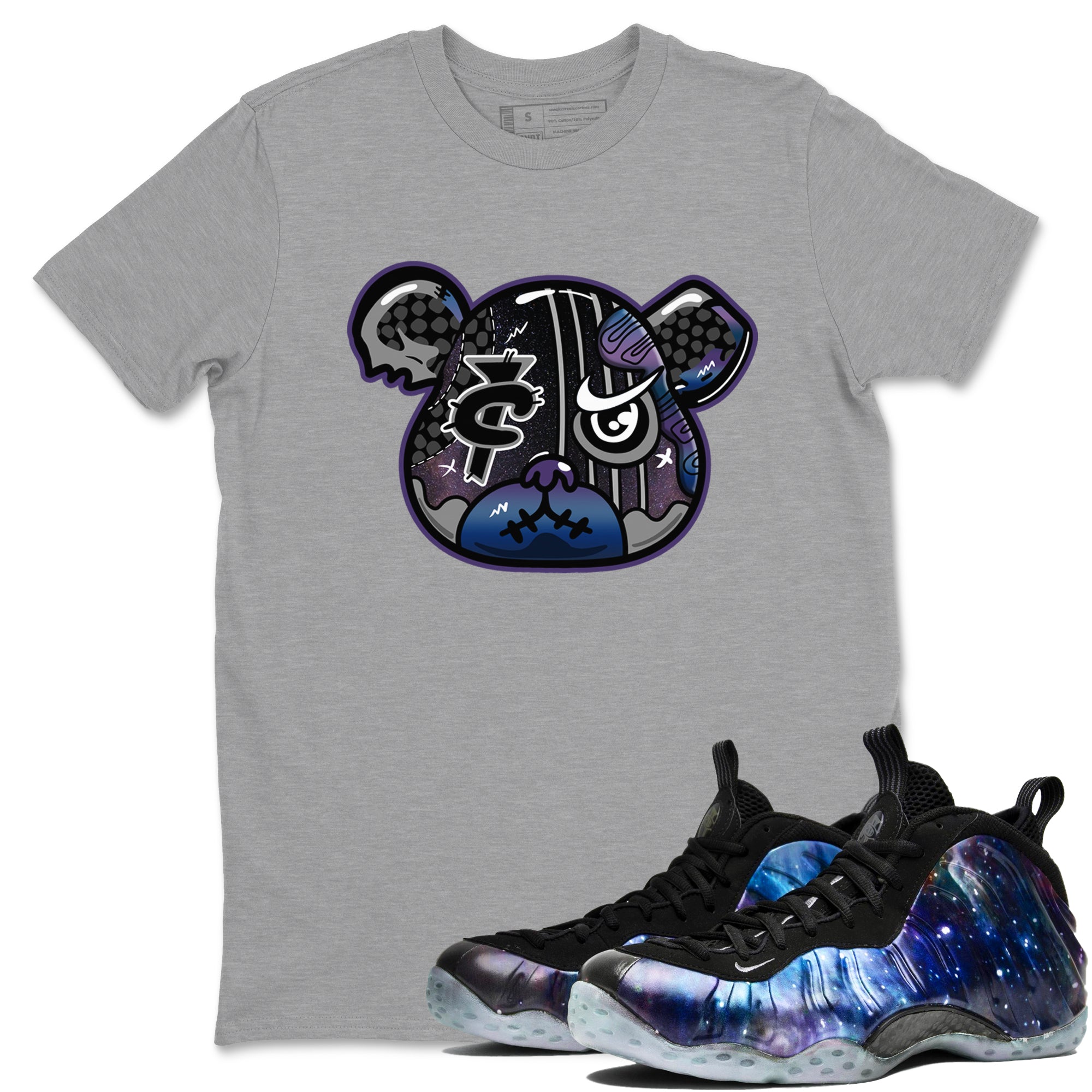 Foamposite Bear Sneaker Tees - Air Foamposite One Galaxy