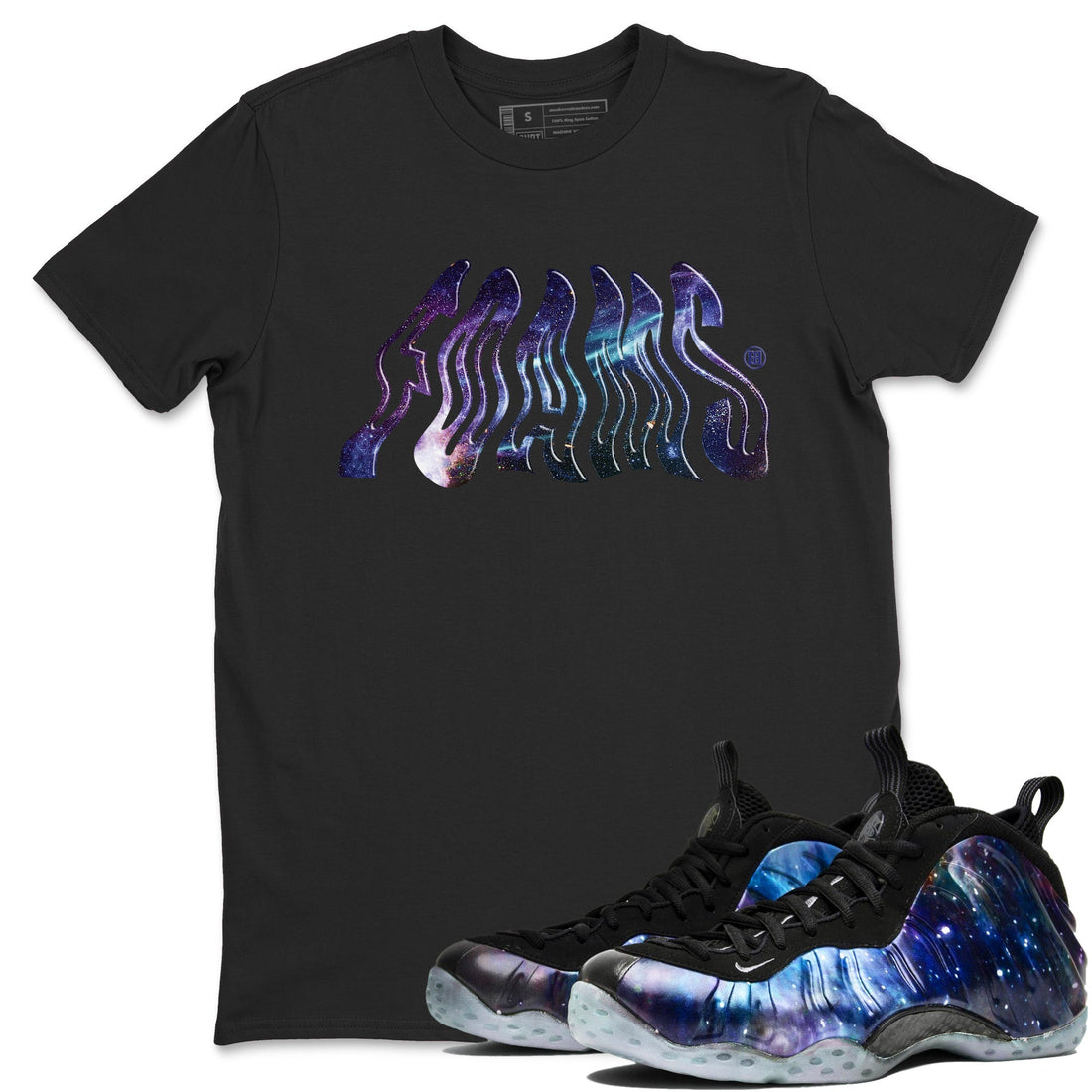 Foams Sneaker Tees - Air Foamposite One Galaxy