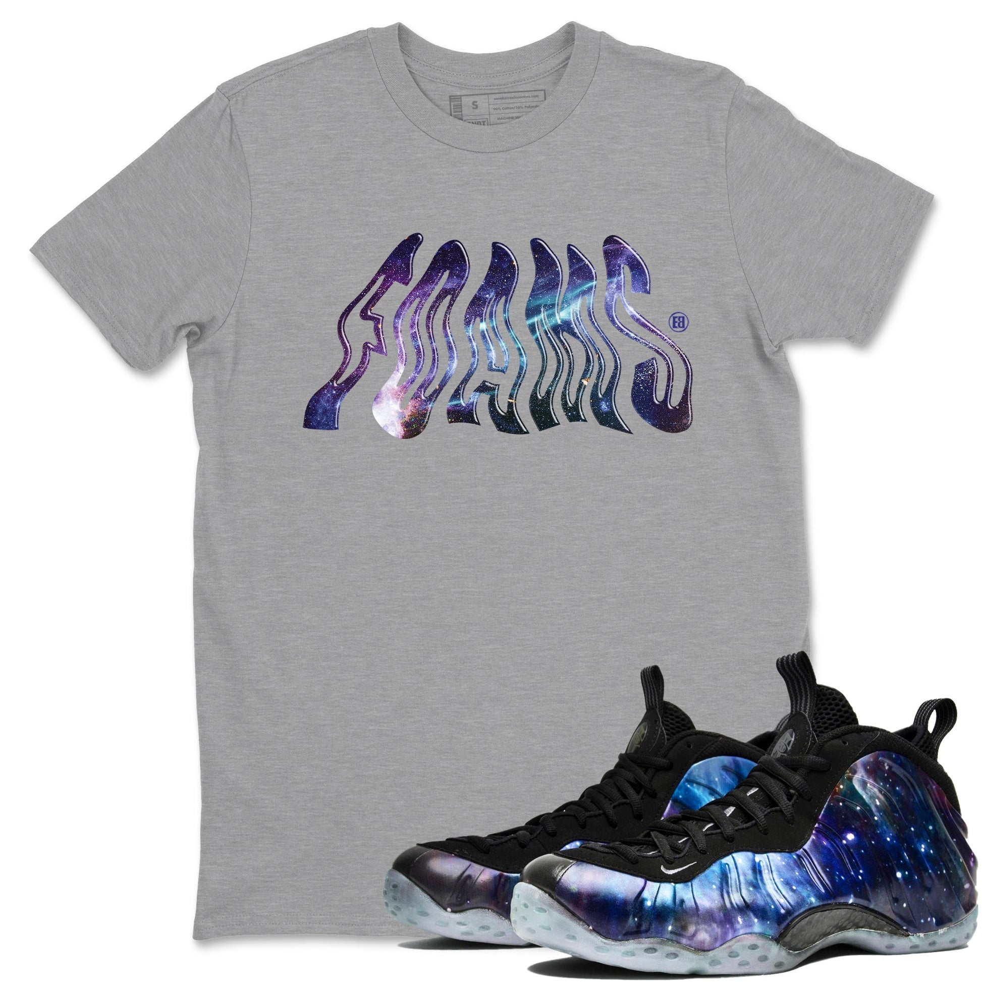 Foams Sneaker Tees - Air Foamposite One Galaxy