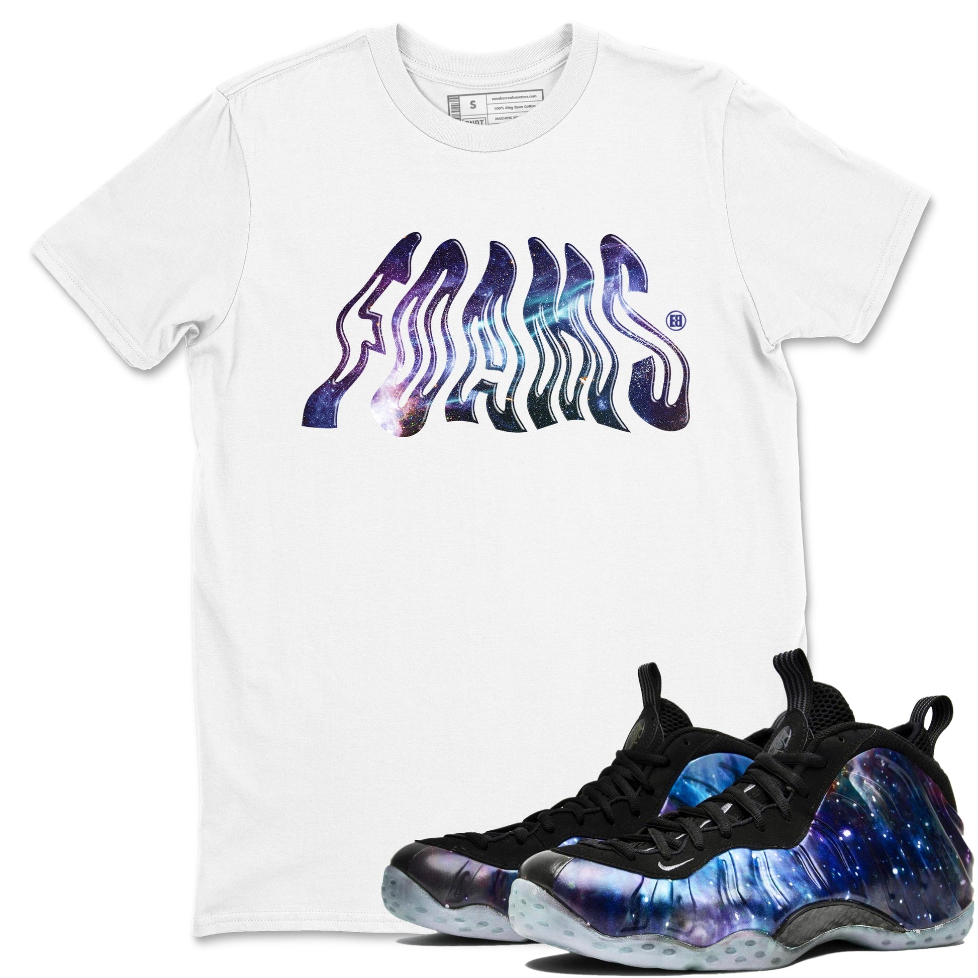 Foams Sneaker Tees - Air Foamposite One Galaxy