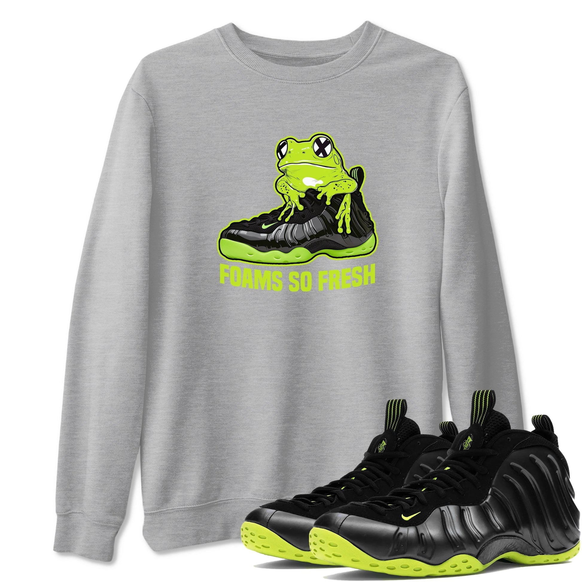 Foams So Fresh Sneaker Tees - Air Foamposite One Black Volt