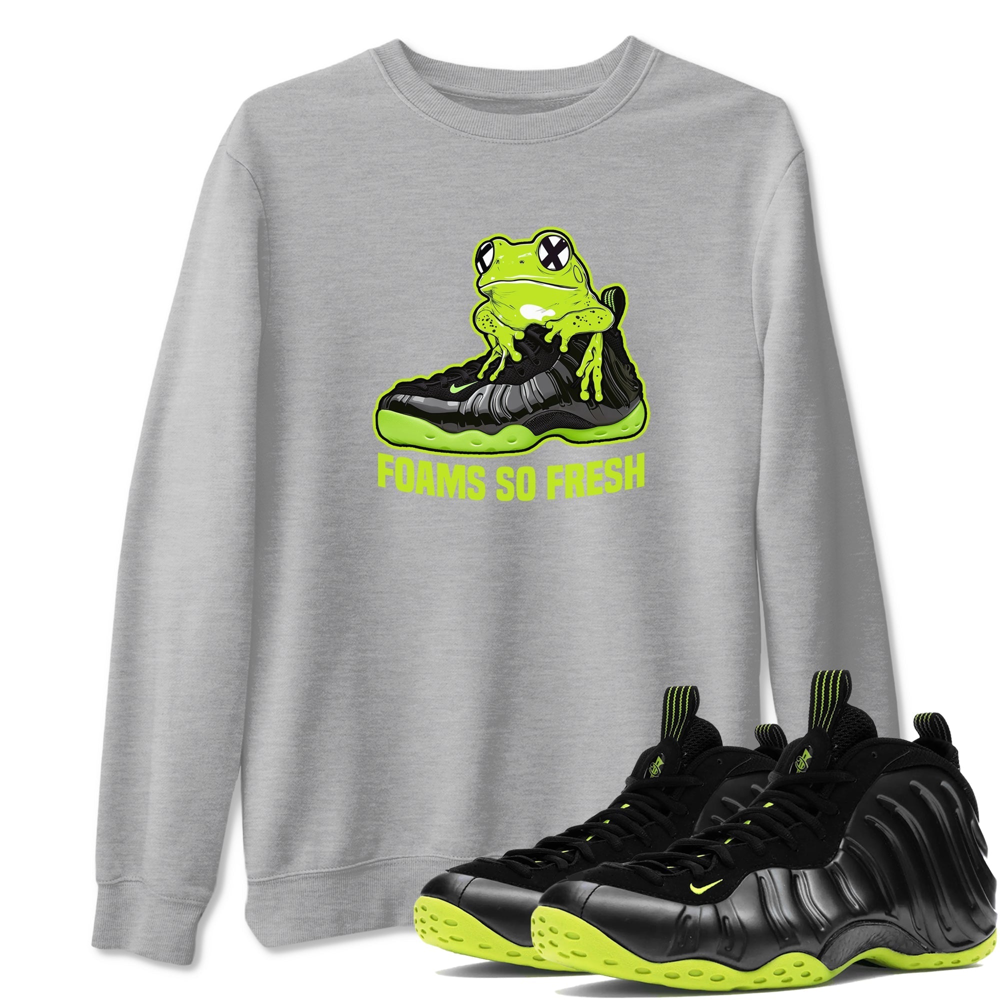 Foams So Fresh Sneaker Tees - Air Foamposite One Black Volt