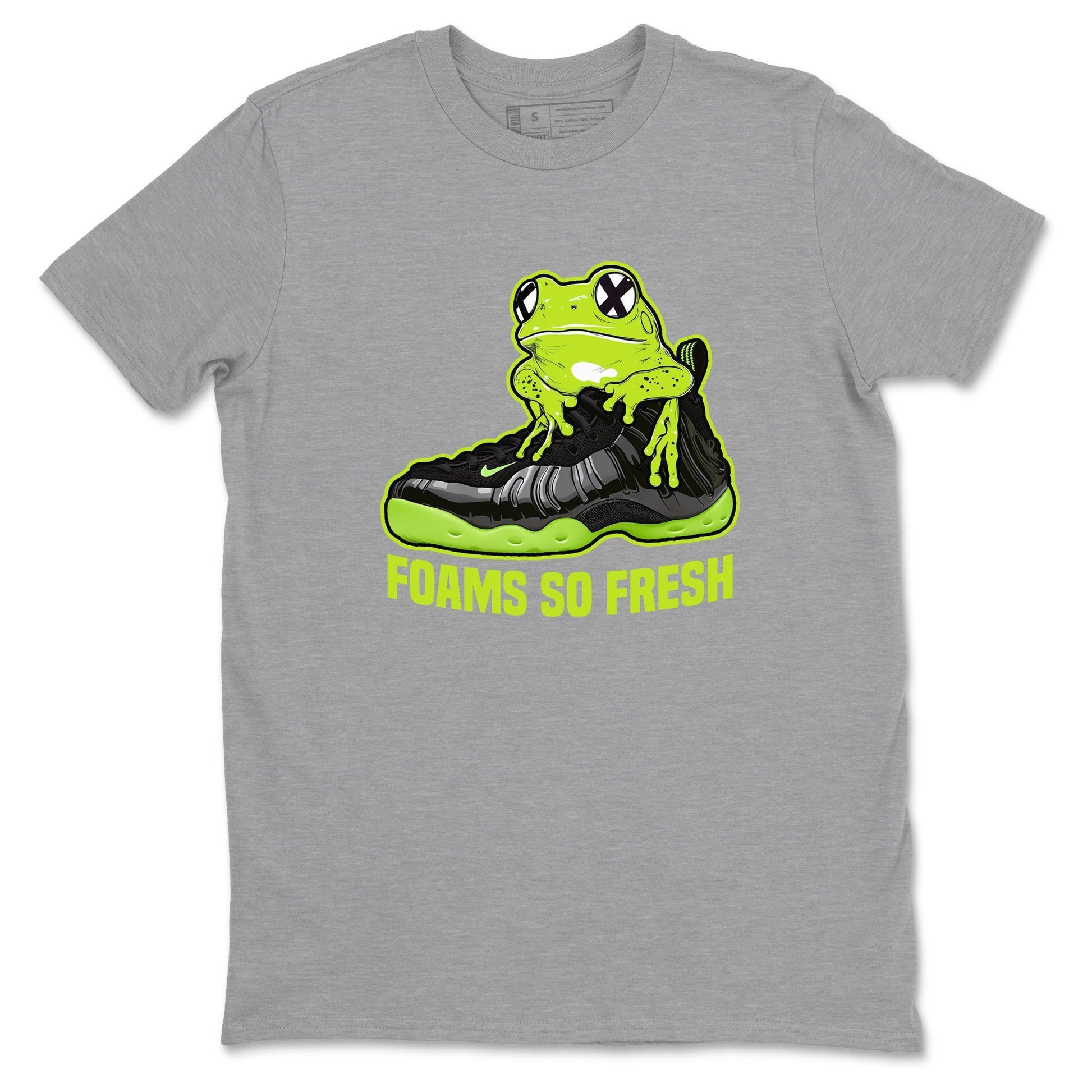 Foams So Fresh Sneaker Tees - Air Foamposite One Black Volt