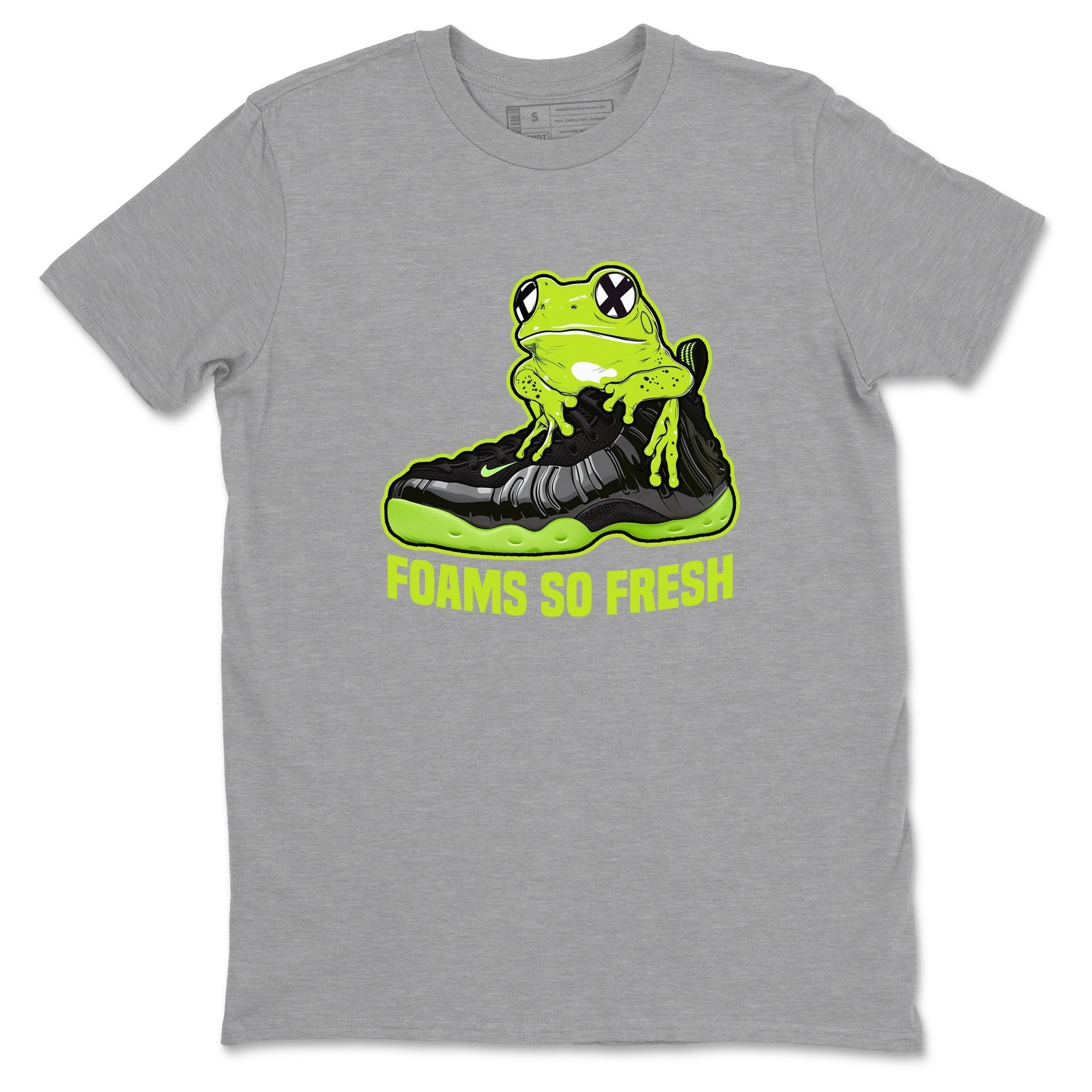 Foams So Fresh Sneaker Tees - Air Foamposite One Black Volt