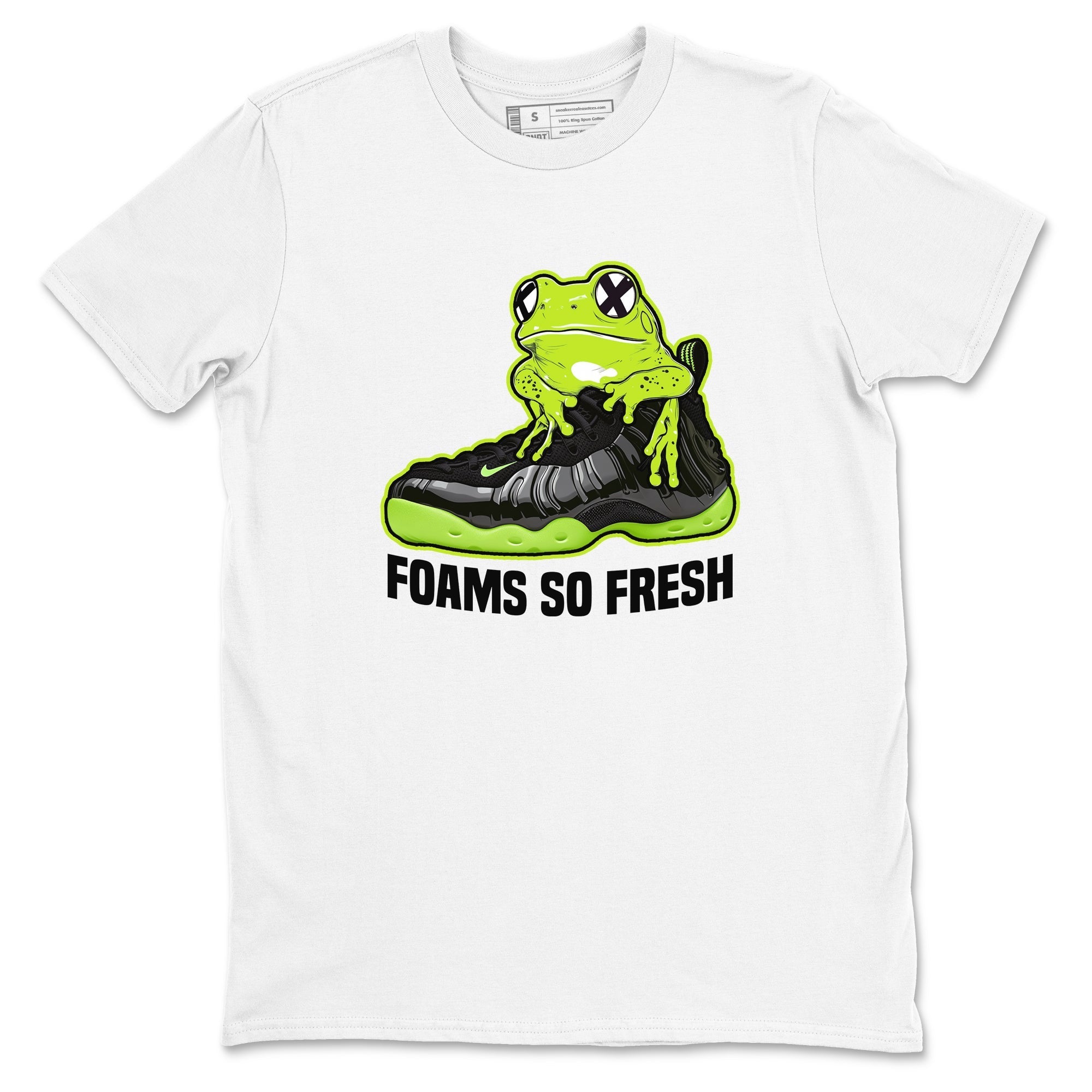 Foams So Fresh Sneaker Tees - Air Foamposite One Black Volt