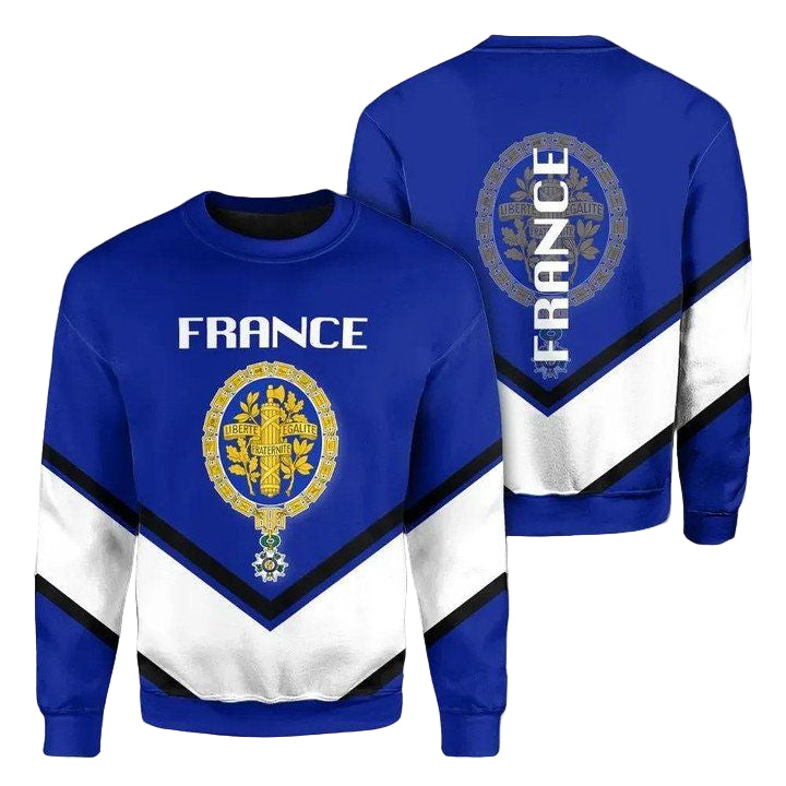 France Coat Of Arms Sweater Lucian Style J5W ? Usalast