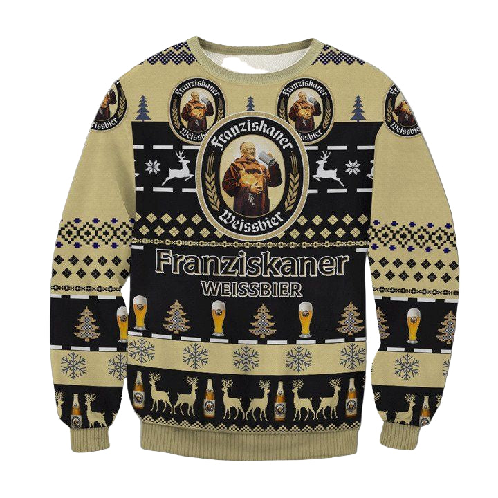 Franziskaner Weissbier Beer Ugly Christmas Sweater 2022 ? Usalast