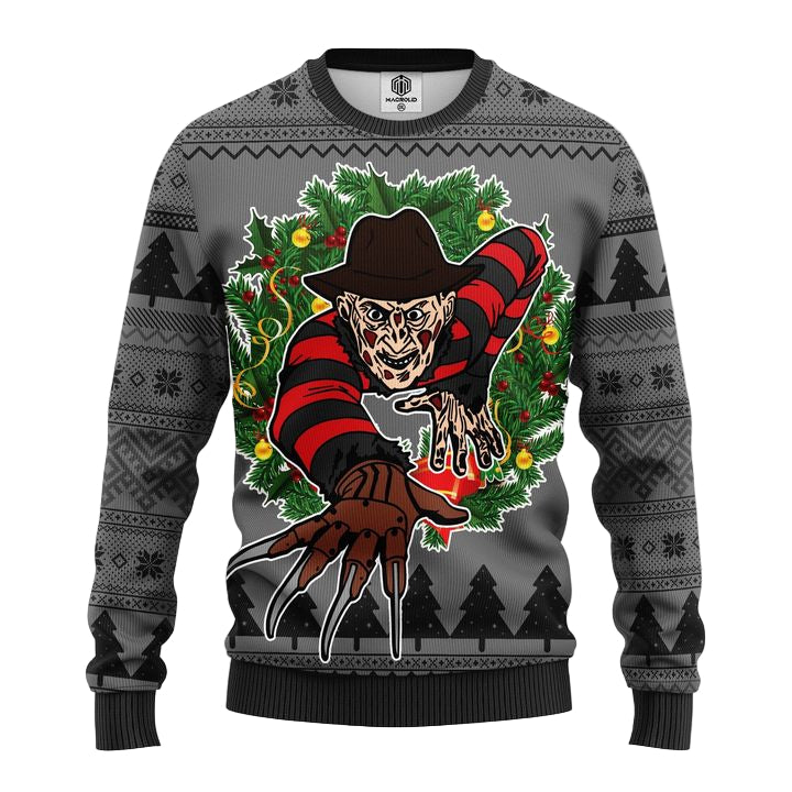 Freddy Krueger Halloween Ugly Christmas Sweater Amazing Gift Idea Thanksgiving Gift ? Usalast