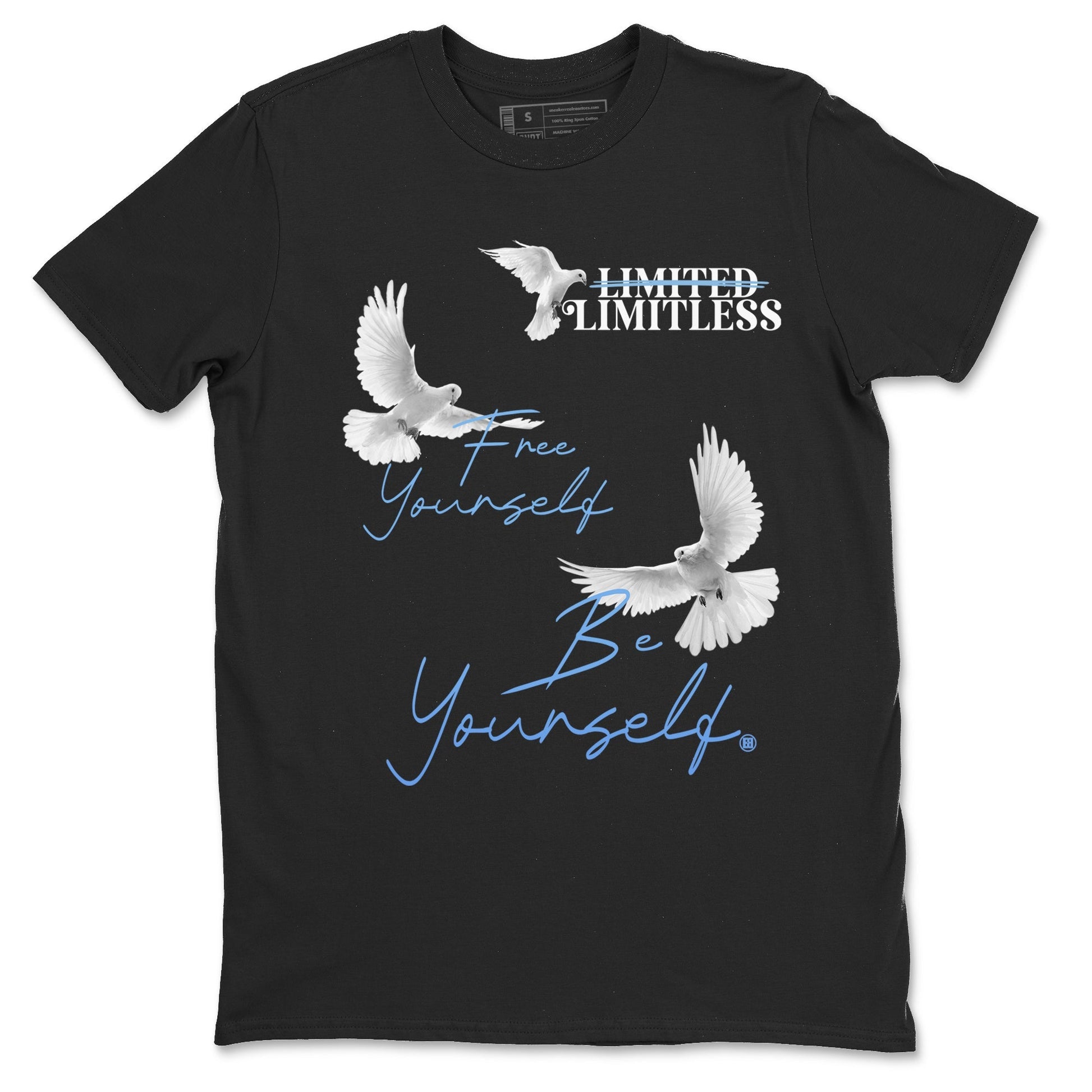 Free Yourself Be Yourself Sneaker Tees - Air Jordan 11 Legend Blue