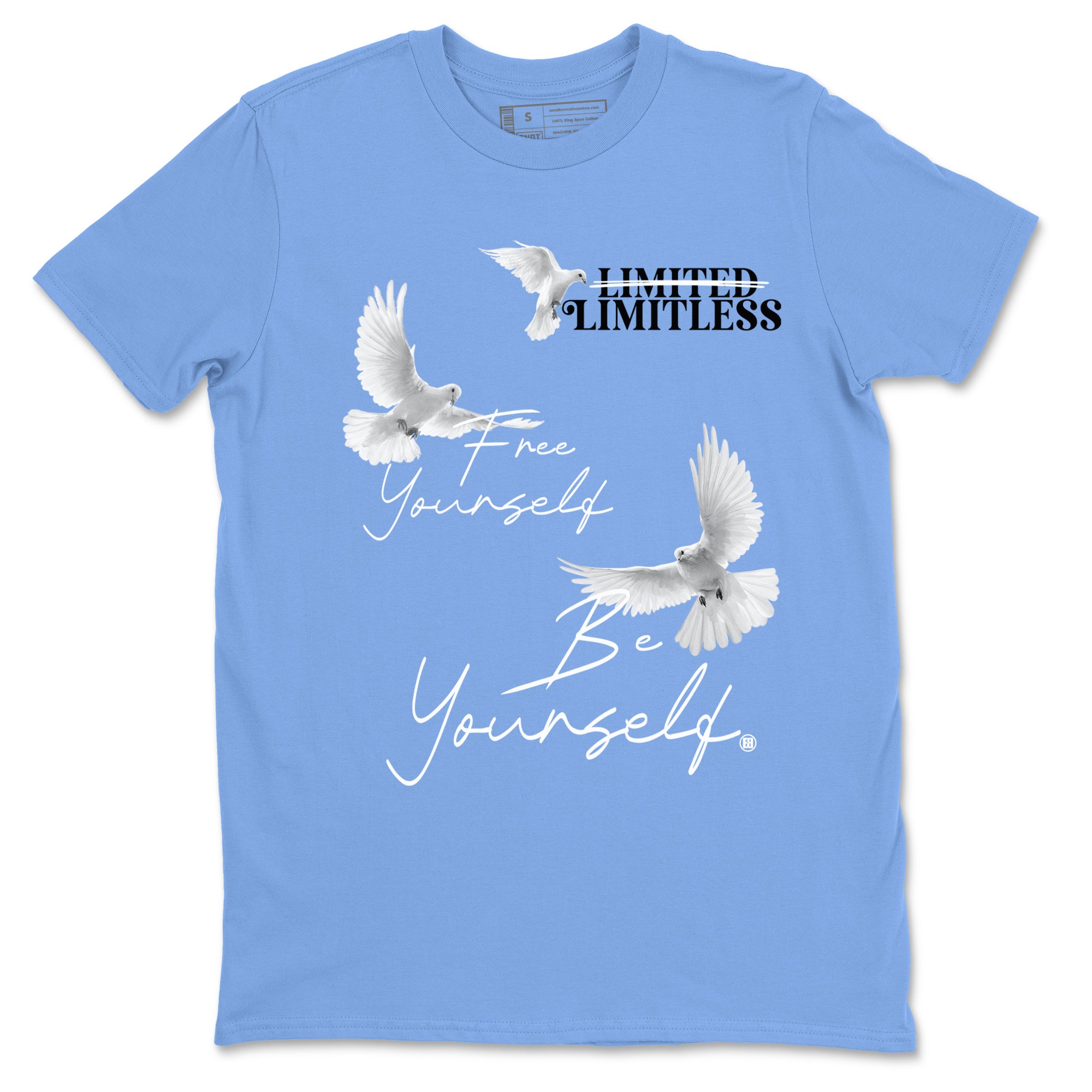 Free Yourself Be Yourself Sneaker Tees - Air Jordan 11 Legend Blue