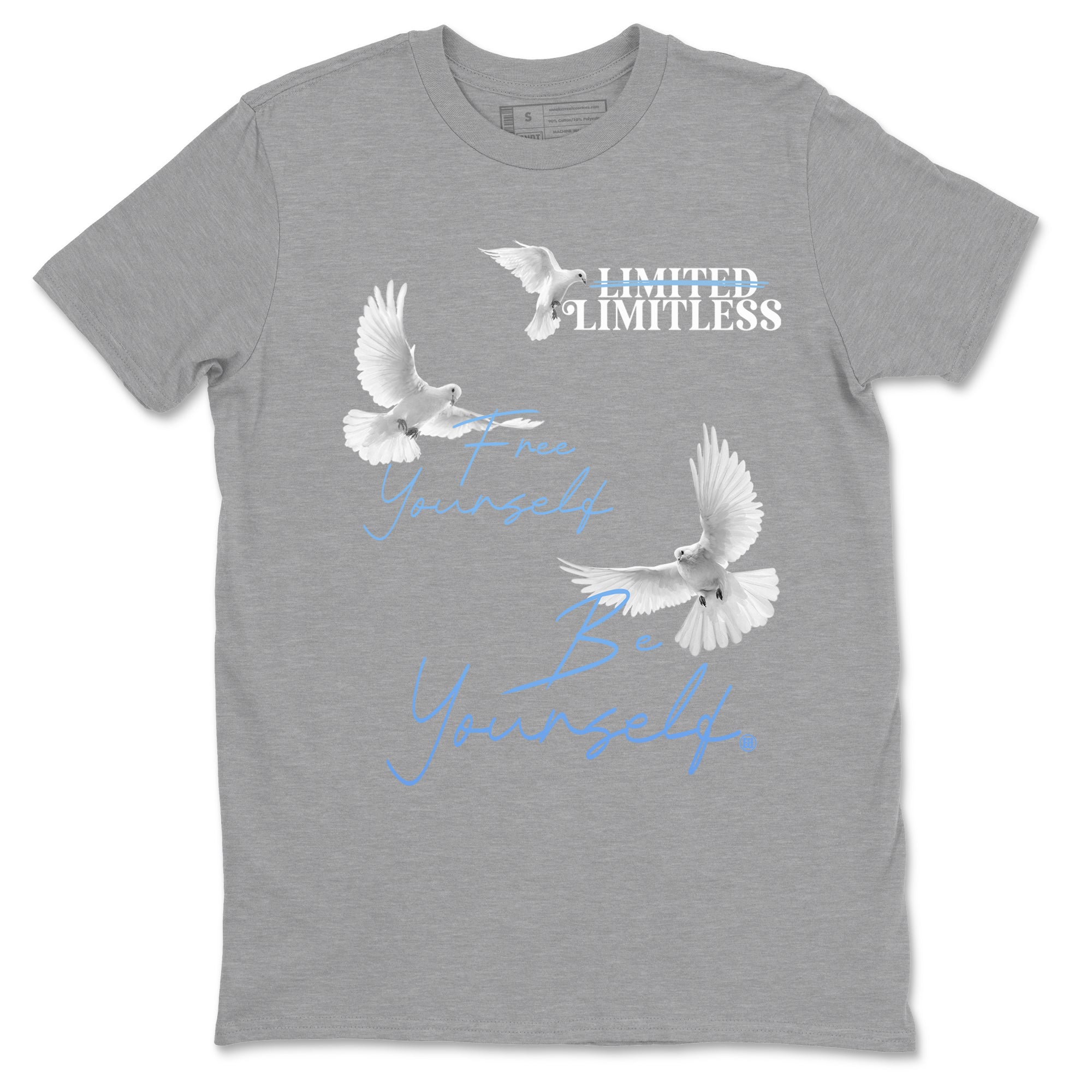 Free Yourself Be Yourself Sneaker Tees - Air Jordan 11 Legend Blue