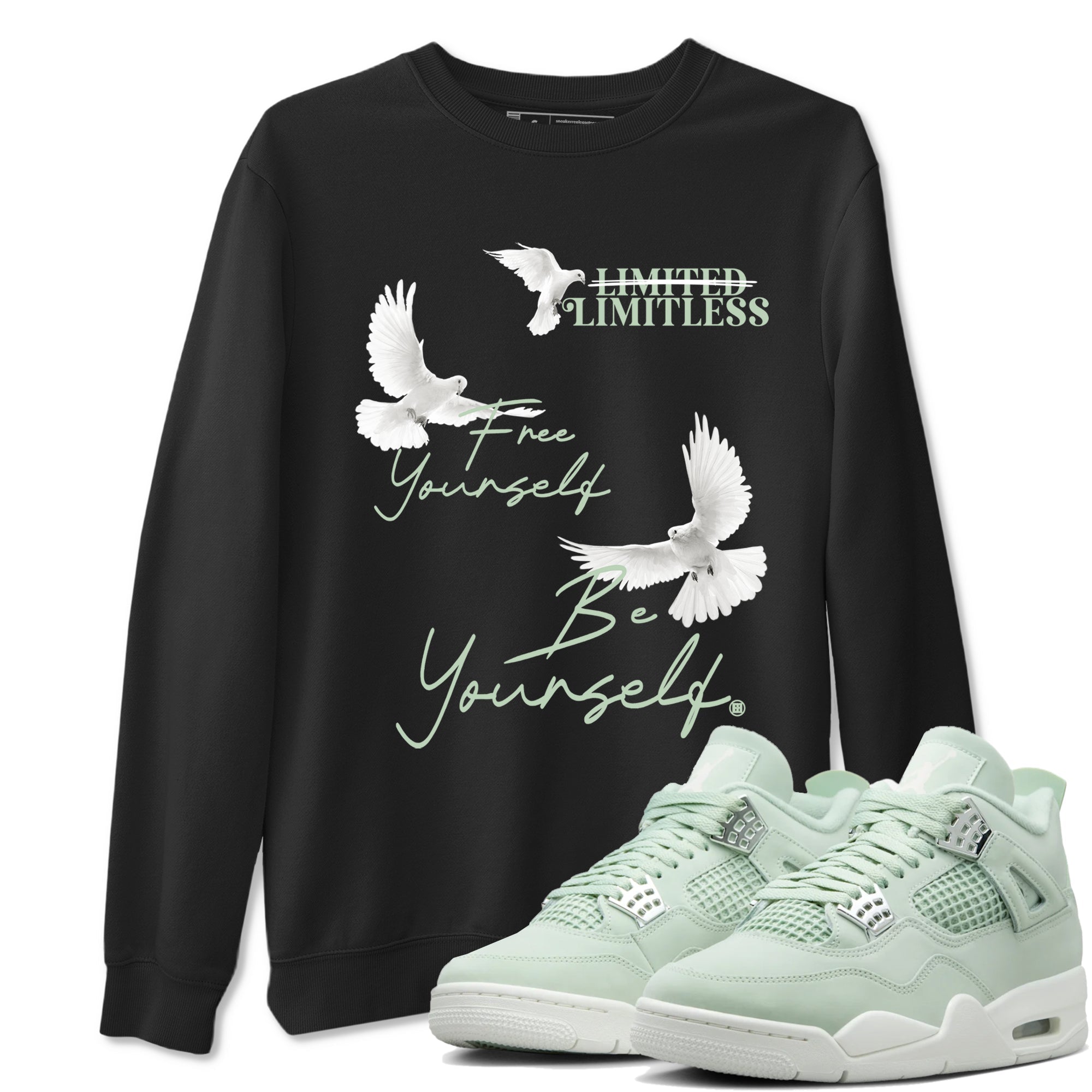 Free Yourself Be Yourself Sneaker Tees - Air Jordan 4 Abundance