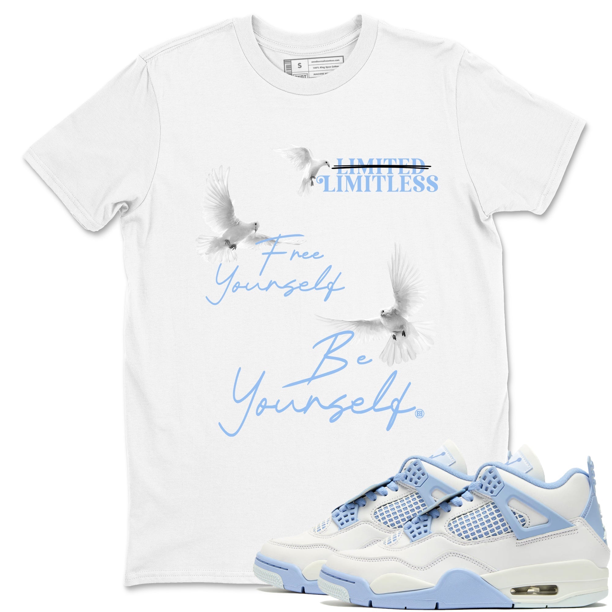 Free Yourself Be Yourself Sneaker Tees - Air Jordan 4 