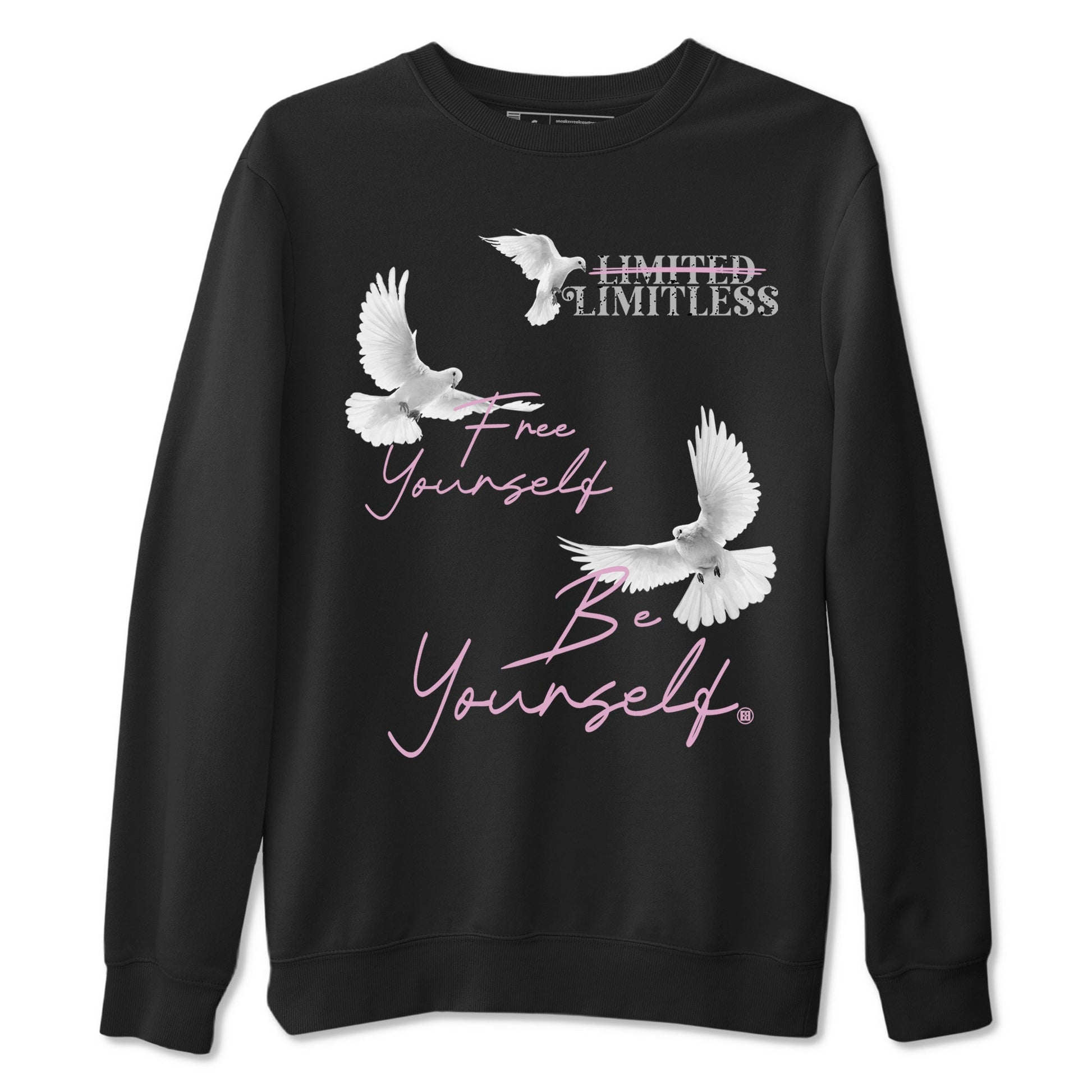 Free Yourself Be Yourself Sneaker Tees - Air Jordan 4 Orchid