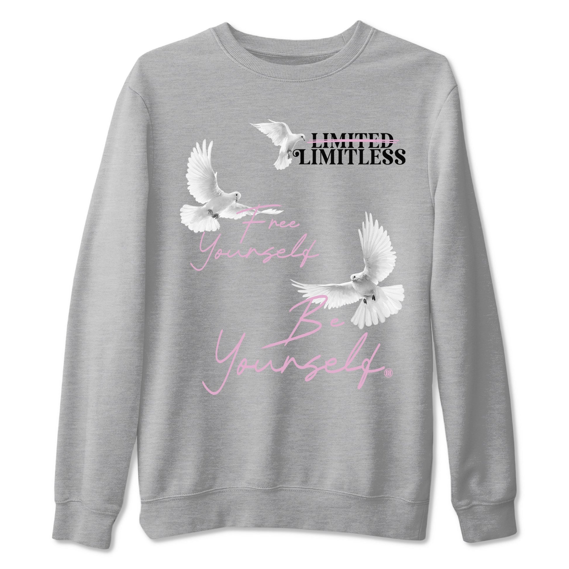 Free Yourself Be Yourself Sneaker Tees - Air Jordan 4 Orchid
