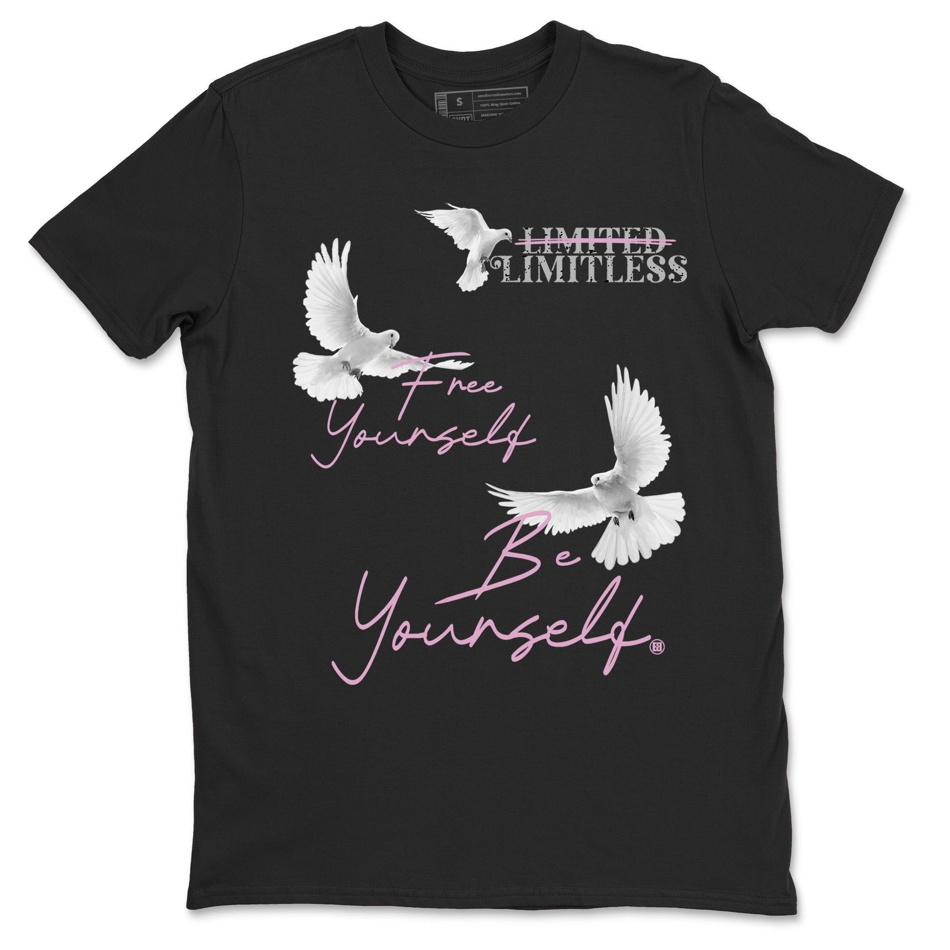 Free Yourself Be Yourself Sneaker Tees - Air Jordan 4 Orchid