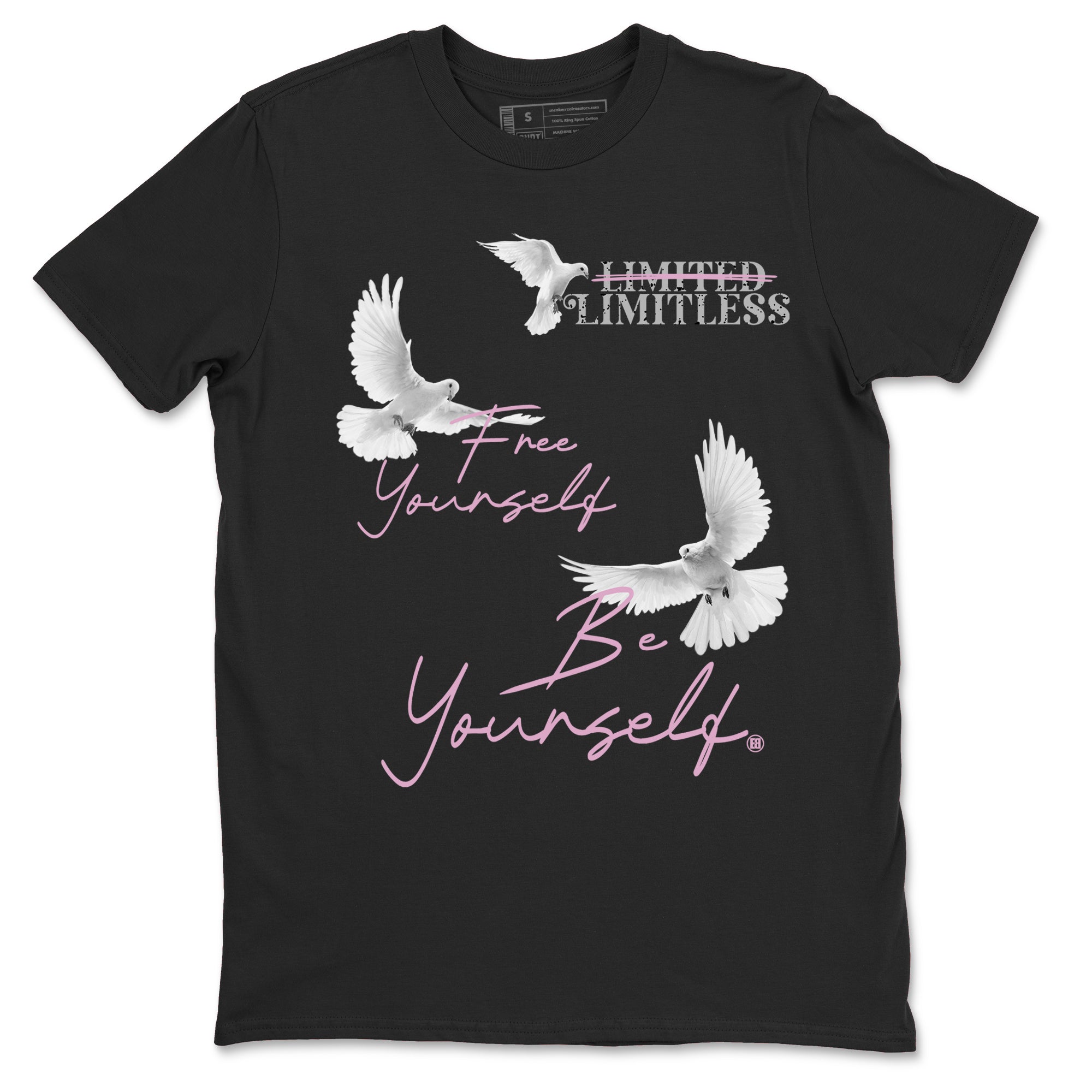 Free Yourself Be Yourself Sneaker Tees - Air Jordan 4 Orchid
