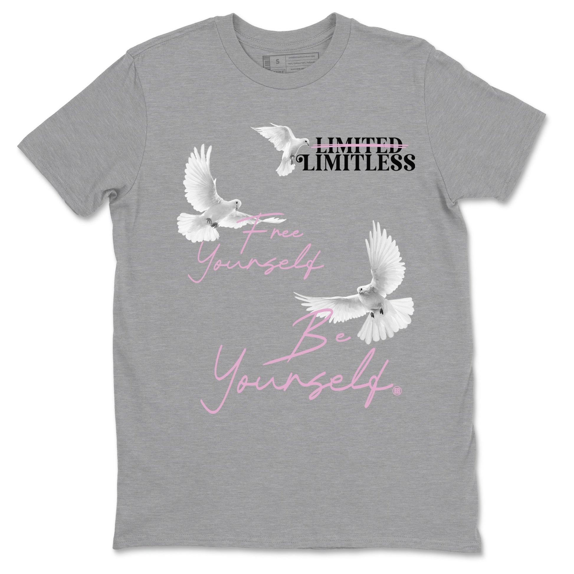 Free Yourself Be Yourself Sneaker Tees - Air Jordan 4 Orchid