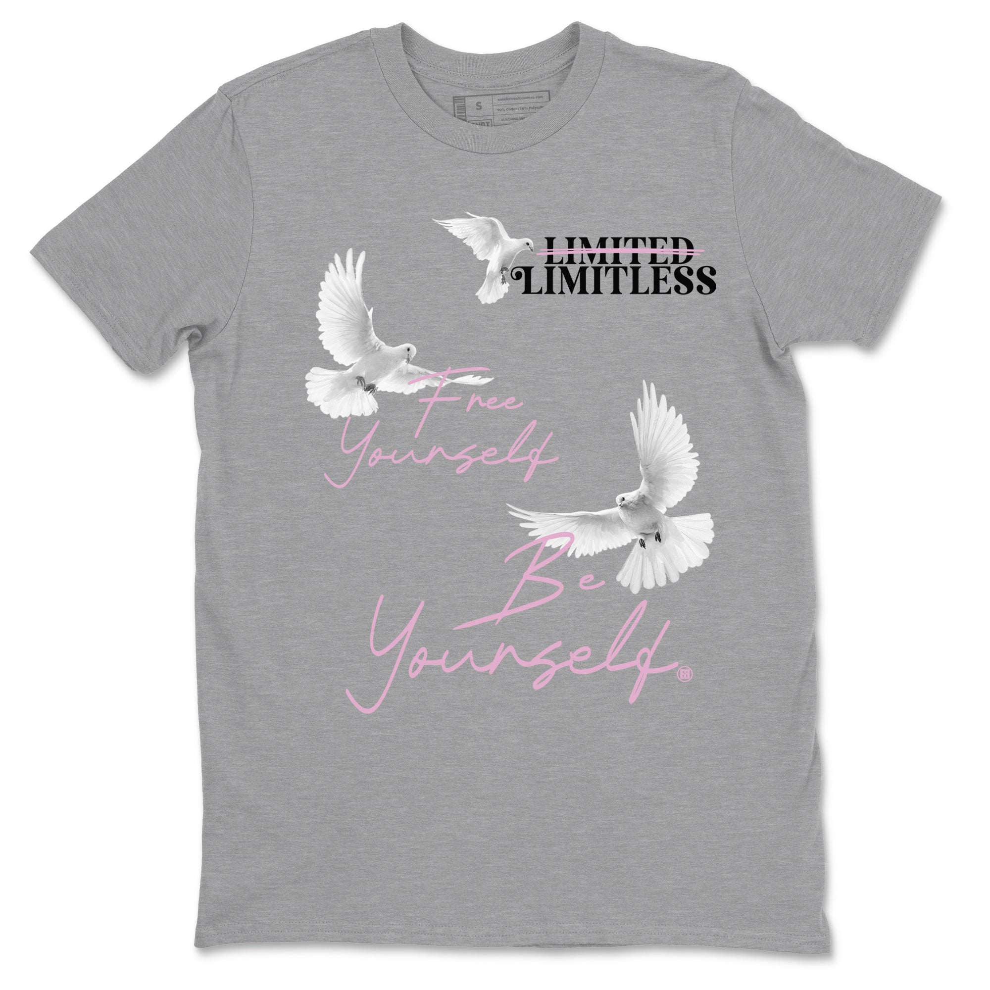 Free Yourself Be Yourself Sneaker Tees - Air Jordan 4 Orchid