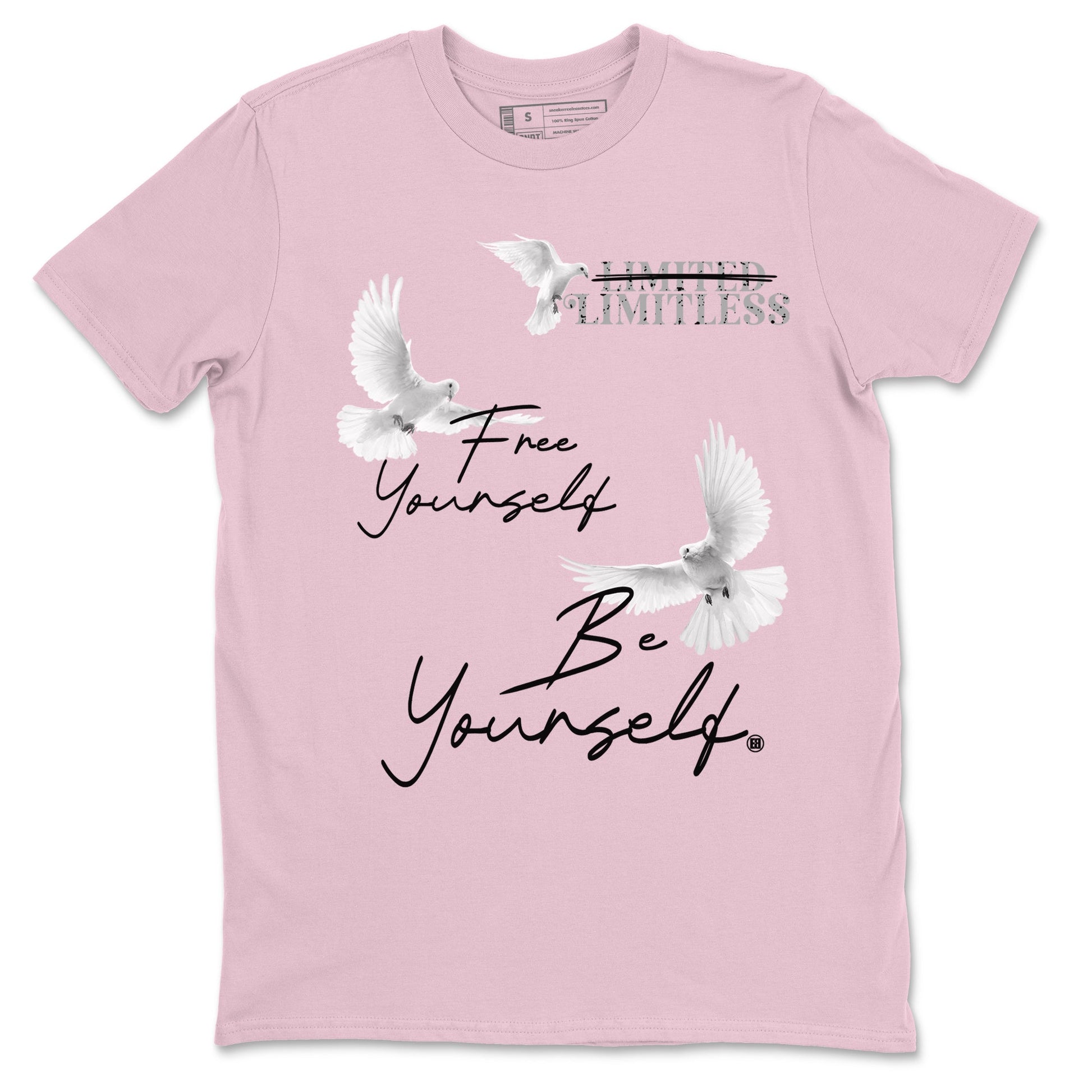 Free Yourself Be Yourself Sneaker Tees - Air Jordan 4 Orchid